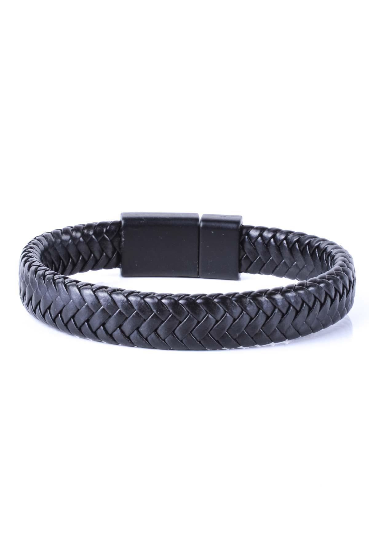 BileklikJTKB20061 DOĞAL TAŞ ve DERİ KOMBİN BİLEKLİKJanti