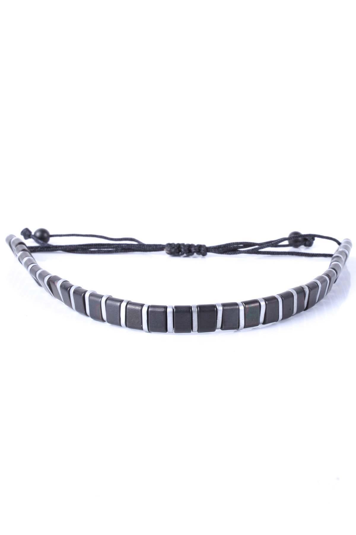 BileklikJTKB20072 DOĞAL TAŞ ve DERİ KOMBİN BİLEKLİKJanti