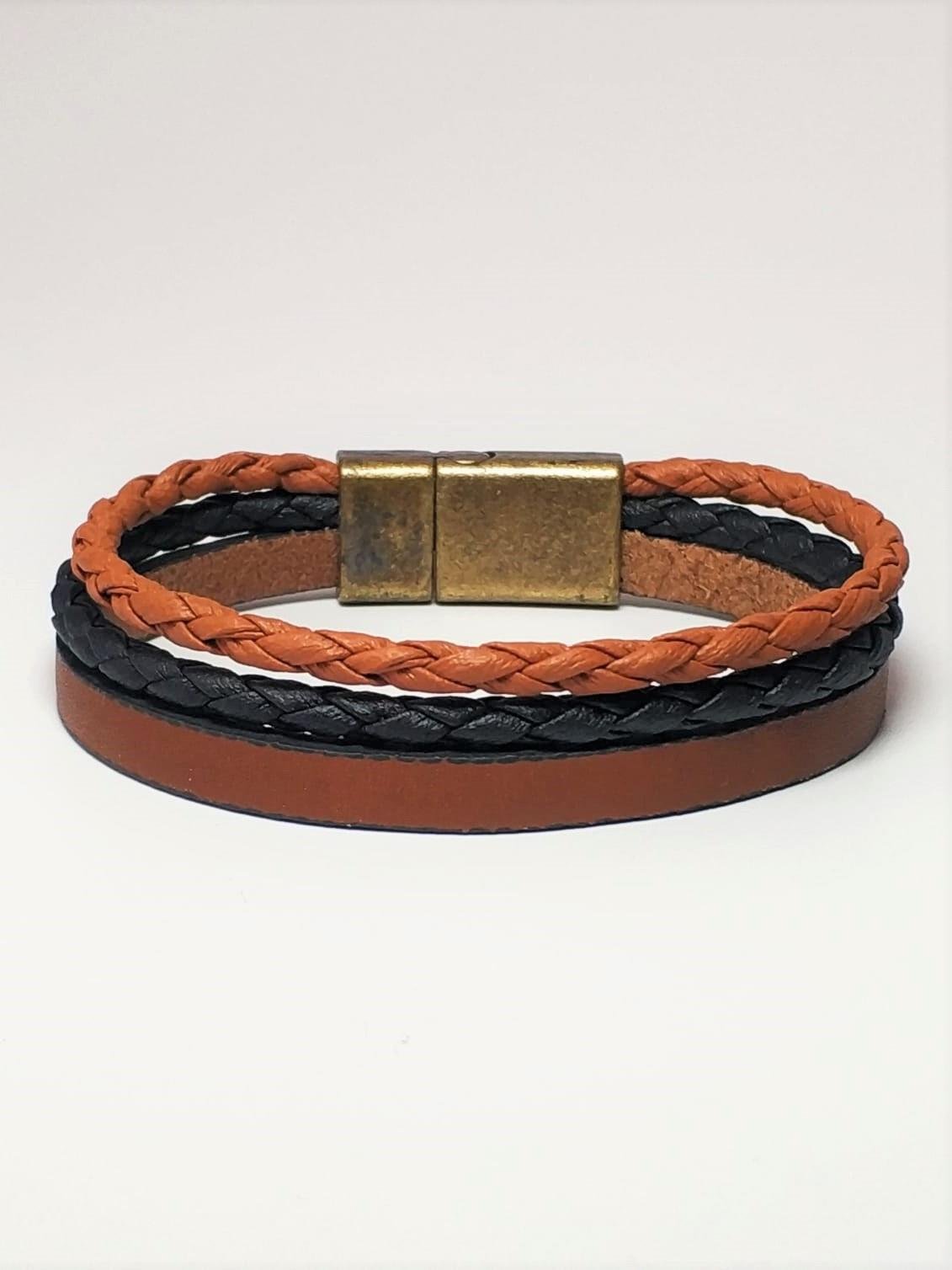 BileklikJTKB22010 Janti 3'lü Kombin Bileklik Hakiki Deri Orijinal Doğaltaş Garantili KutuluJanti