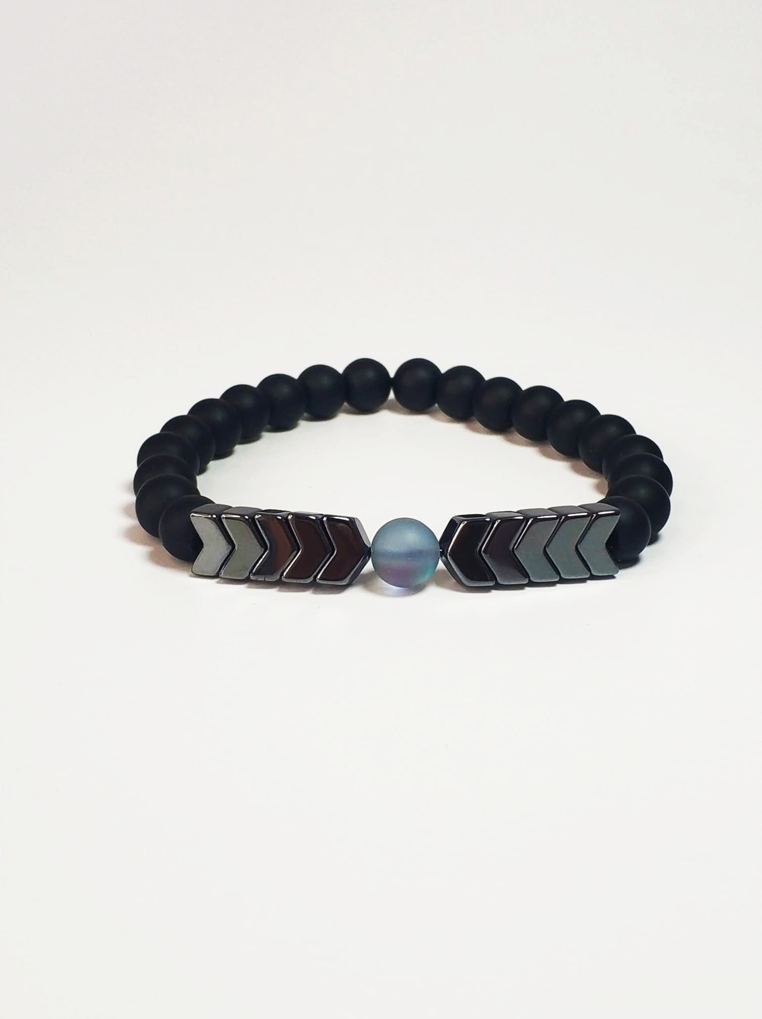 BileklikJTKB22015 Janti 3'lü Kombin Bileklik Deri Orijinal Lav, Hematit, Havlit, Kuvars Doğaltaş Garantili KutuluJanti