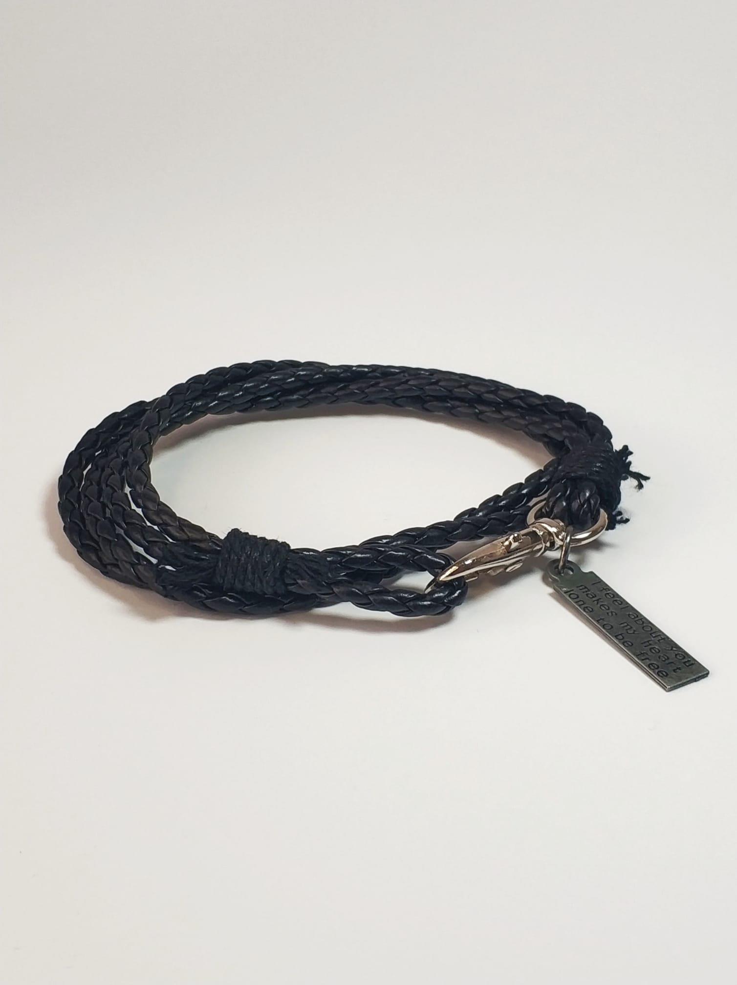 BileklikJTKB22016 Janti 3'lü Kombin Bileklik Deri Orijinal Akik Hematit Onyx Doğaltaş Garantili KutuluJanti