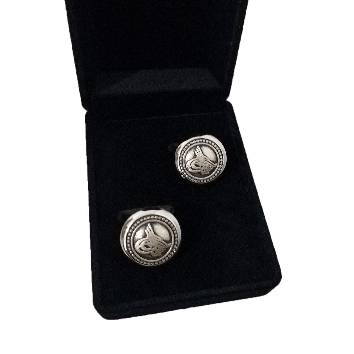 Kol DüğmesiJTKD2101 JANTİ KOL DÜĞMESİ KUTULU OSMANLI TUĞRASIJanti