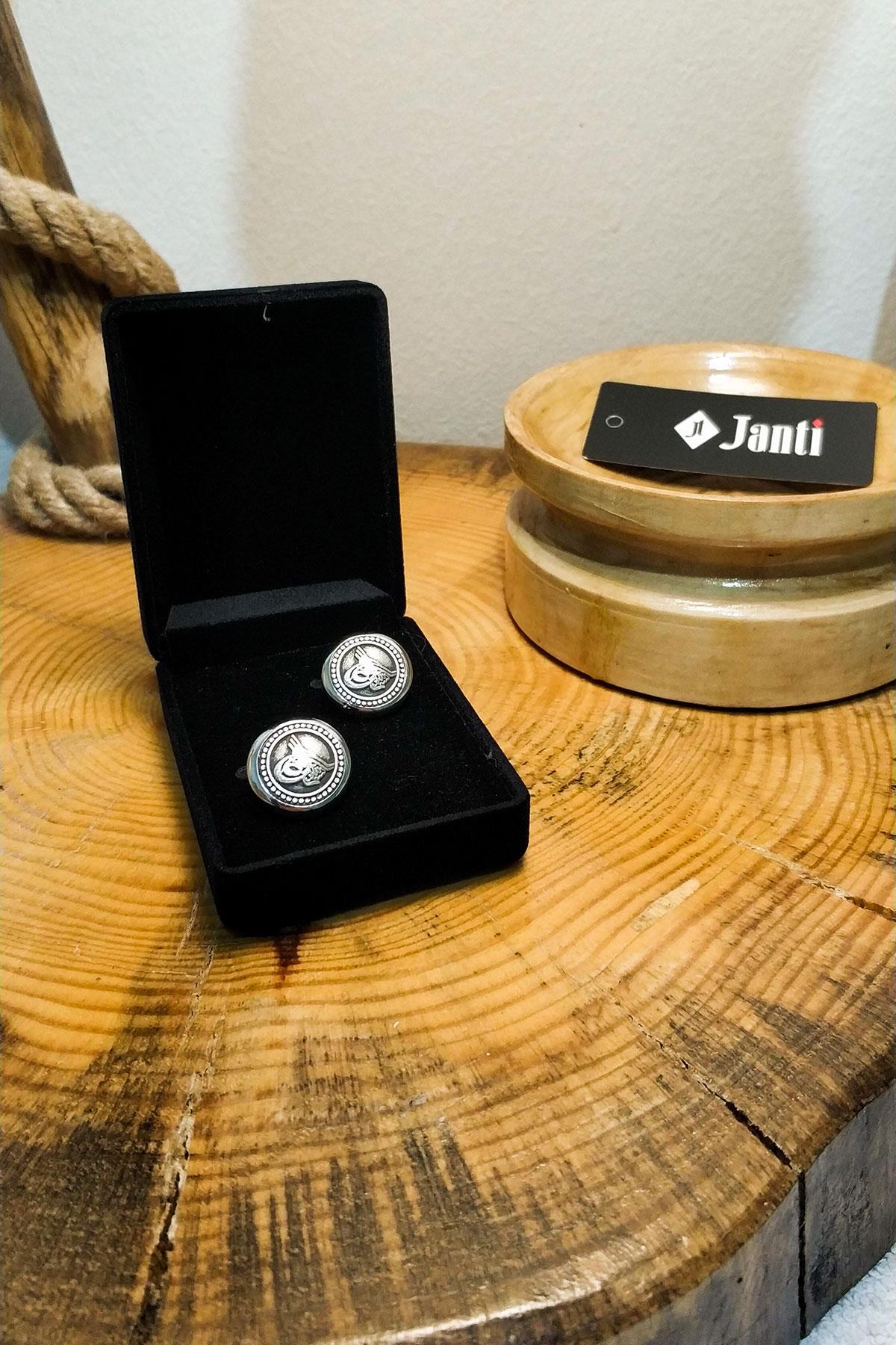 Kol DüğmesiJTKD2101 JANTİ KOL DÜĞMESİ KUTULU OSMANLI TUĞRASIJanti