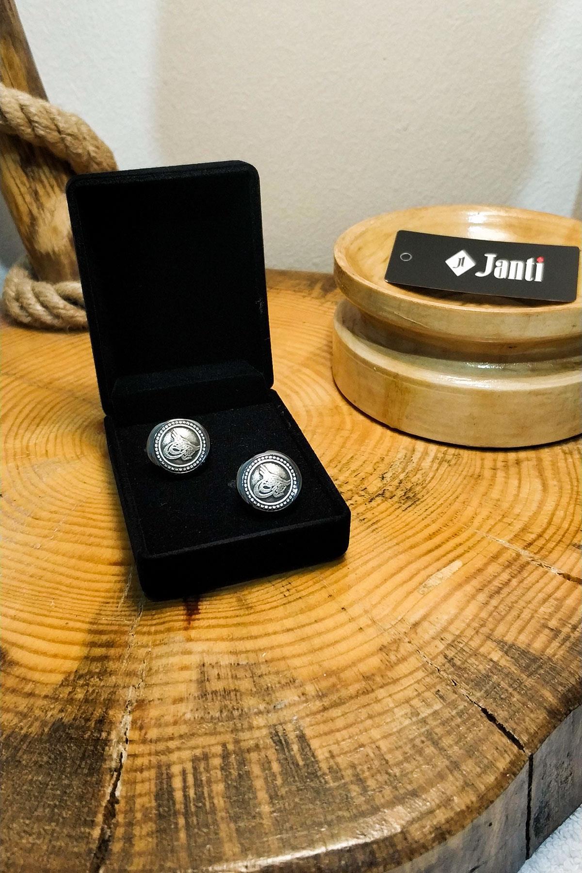 Kol DüğmesiJTKD2101 JANTİ KOL DÜĞMESİ KUTULU OSMANLI TUĞRASIJanti