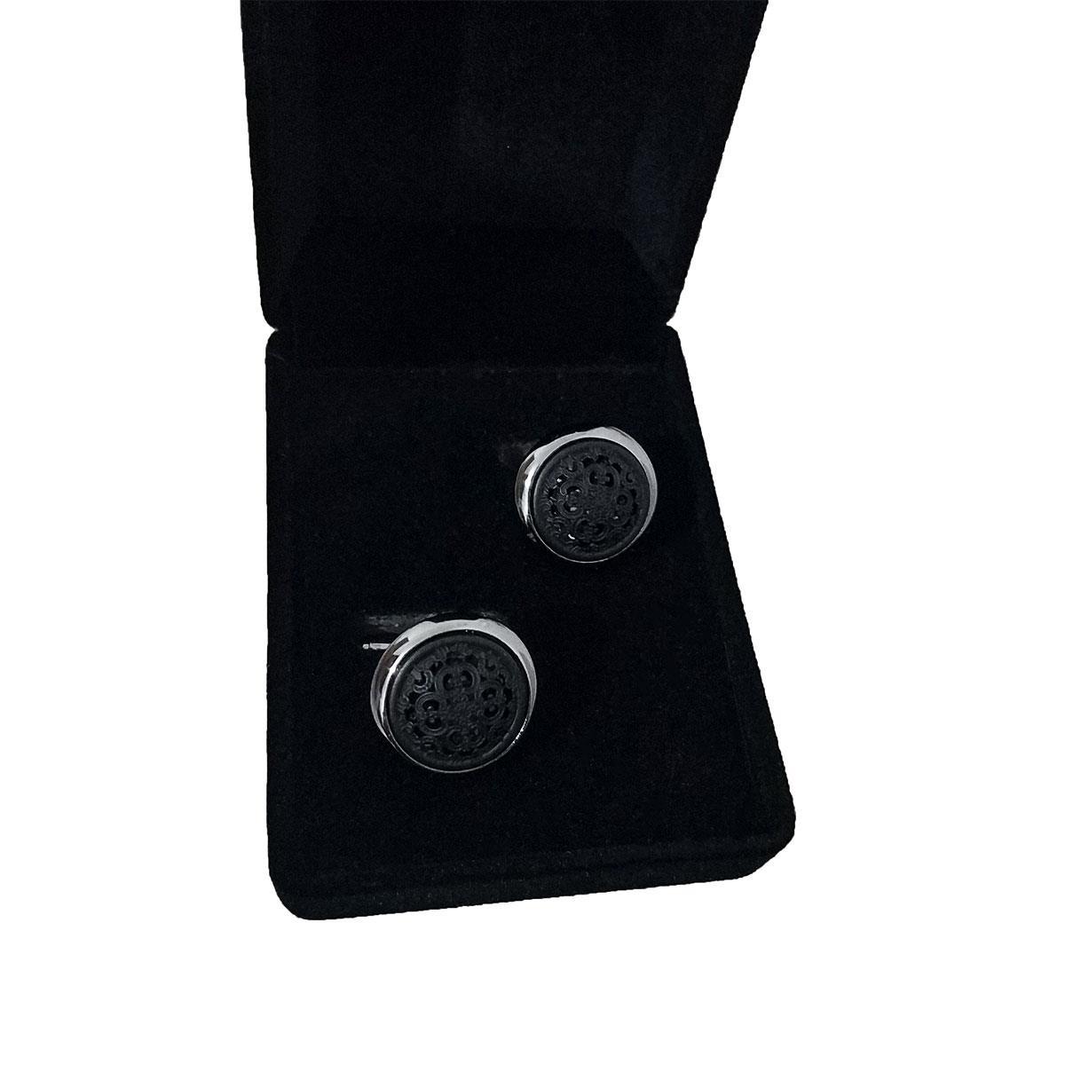 Kol DüğmesiJTKD2104 JANTİ KOL DÜĞMESİ KUTULU SİYAH DESENLİJanti