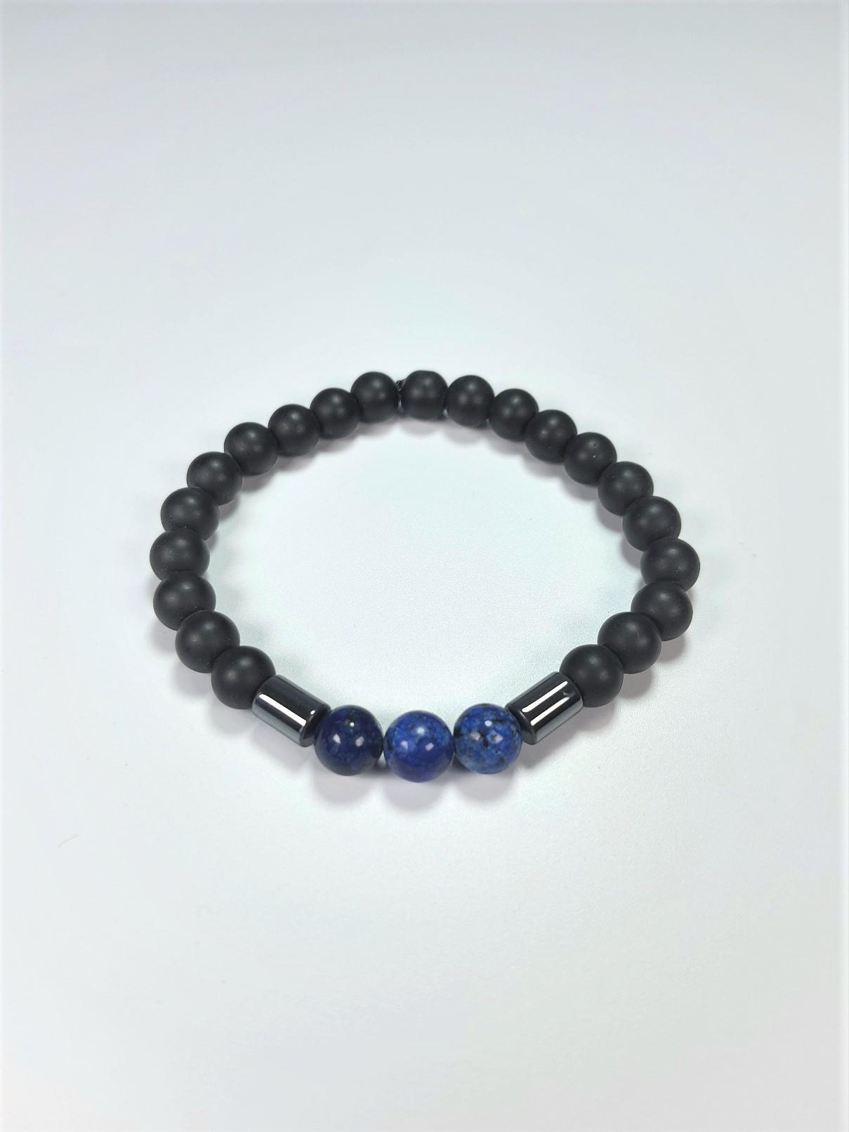 BileklikJTSS22KOB1082 SAÇ ÖRGÜ MODEL DERİ BİLEKLİK, CEYT, HEMATİT, ONYX BİLEKLİK KOMBİNİJanti