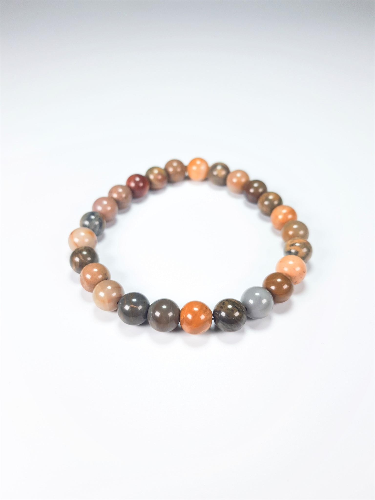 BileklikJTSS22KOB1088 JANTİ HAKİKİ DERİ MIKNATIS KAPAMA JASPER DOĞALTAŞ KOMBİN BİLEKLİK KUTULUJanti