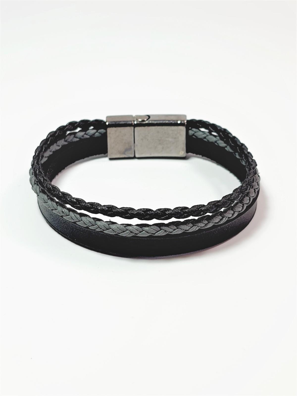 BileklikJTSS23DEB1308 JANTİ DERİ BİLEKLİK MIKNATIS KAPAMA GARANTİLİJanti