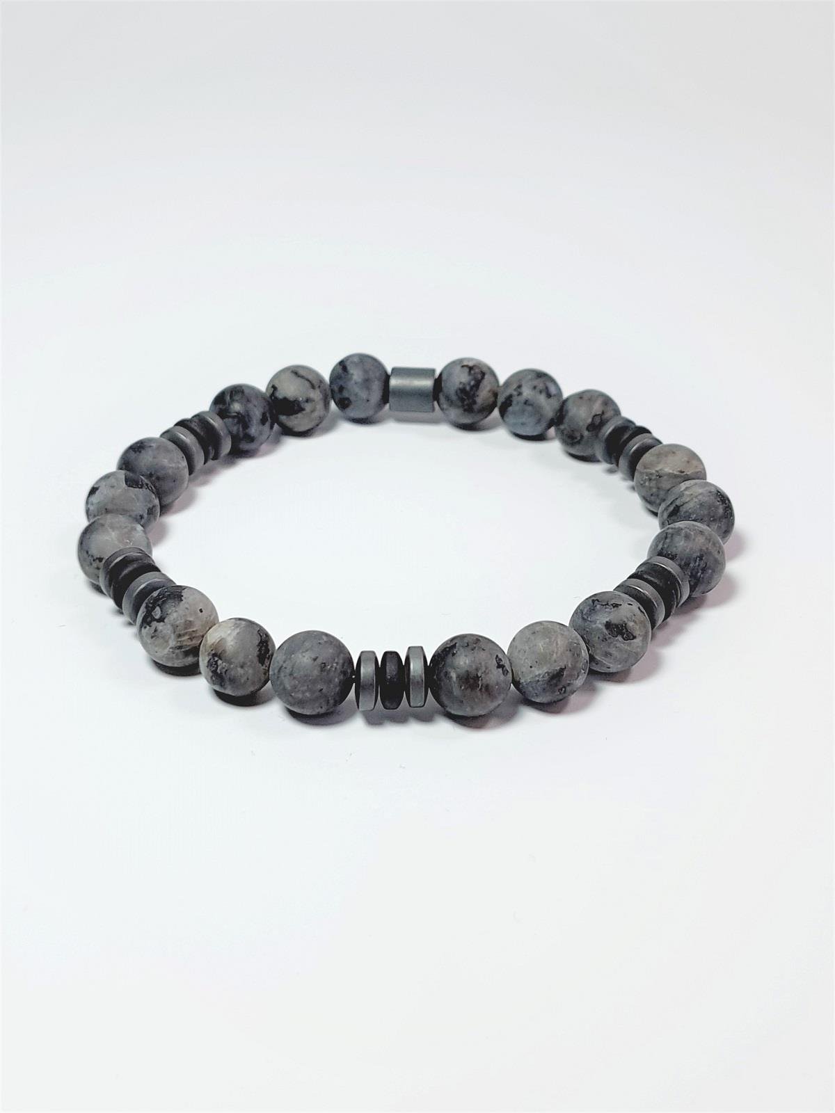 BileklikJTSS23DOB1315 JANTİ DOĞALTAŞ BİLEKLİK JADE HEMATİT DOĞAL TAŞ GARANTİLİJanti