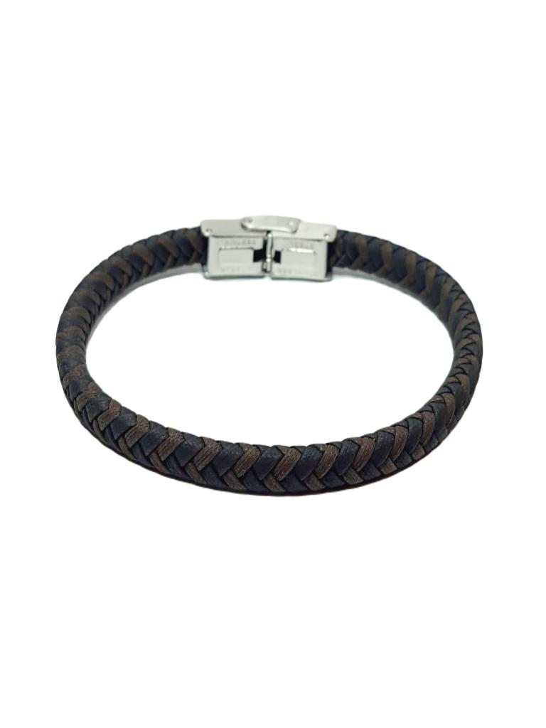 Deri BileklikJTSS25DEB1505 SAÇ ÖRGÜ ÇELİK KAPAMA KAHVERENGİ - SİYAH JANTİ DERİ BİLEKLİKJantihakiki deri bileklik, bileklik, erkek bileklik, hediye bileklik, janti bileklik, babalar günü, sevgililer günü, yılbaşı, öğretmenler günü, suni deri, özel günlere hediye, erkek hediye