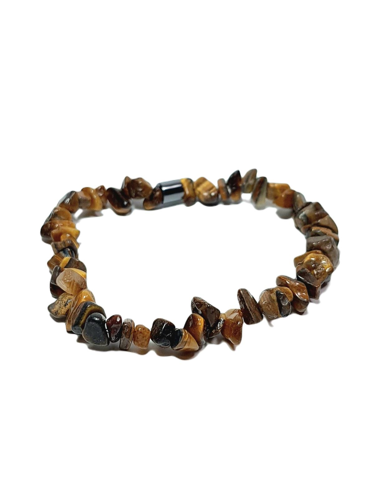 Doğaltaş BileklikJTSS25DOB1518 KAPLANGÖZÜ HEMATİT KAHVERENGİ JANTİ DOĞALTAŞ BİLEKLİKJanti