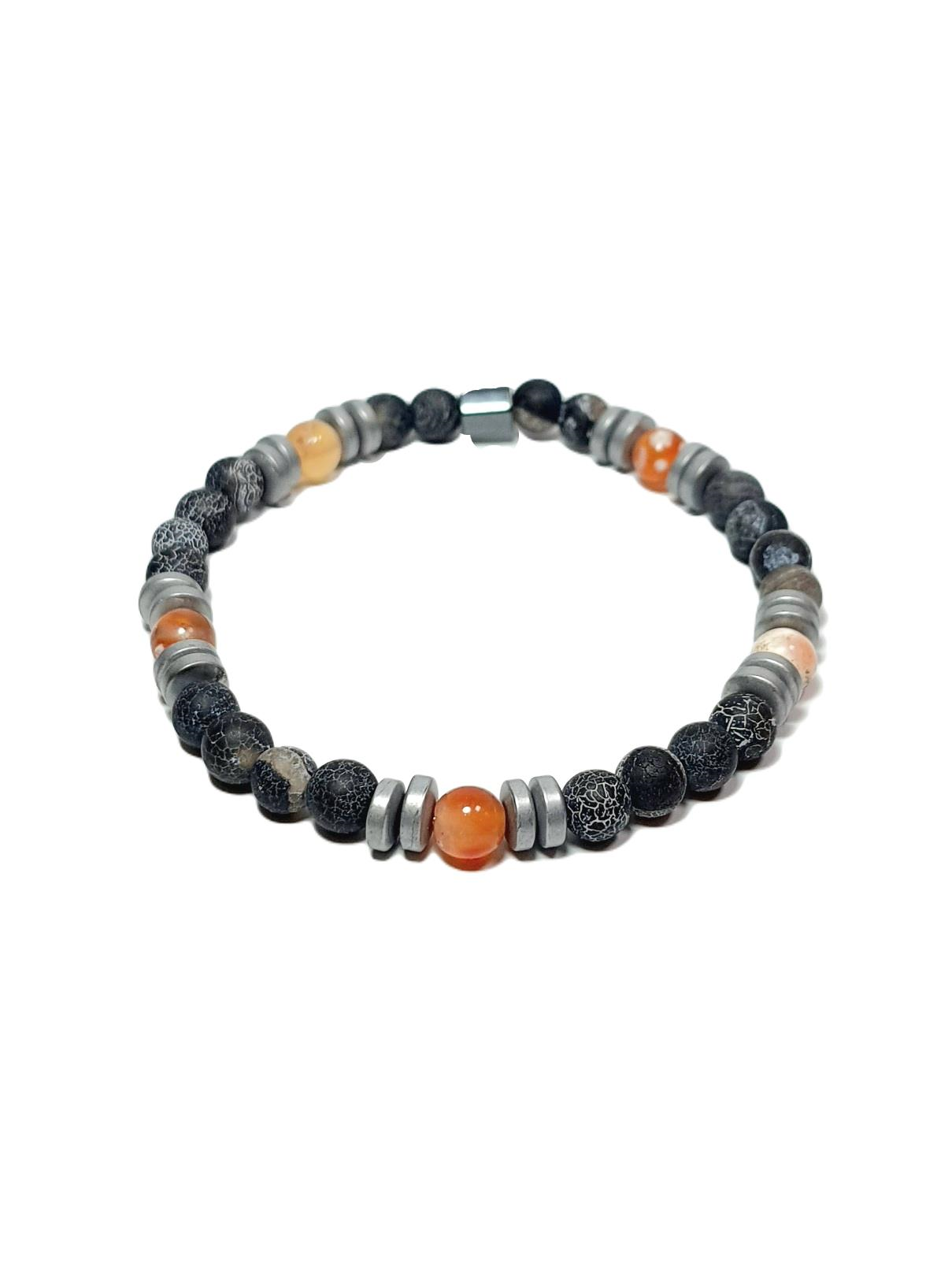 Doğaltaş BileklikJTSS25DOB1531 AKİK HEMATİT ÇOK RENKLİ JANTİ DOĞALTAŞ BİLEKLİKJanti