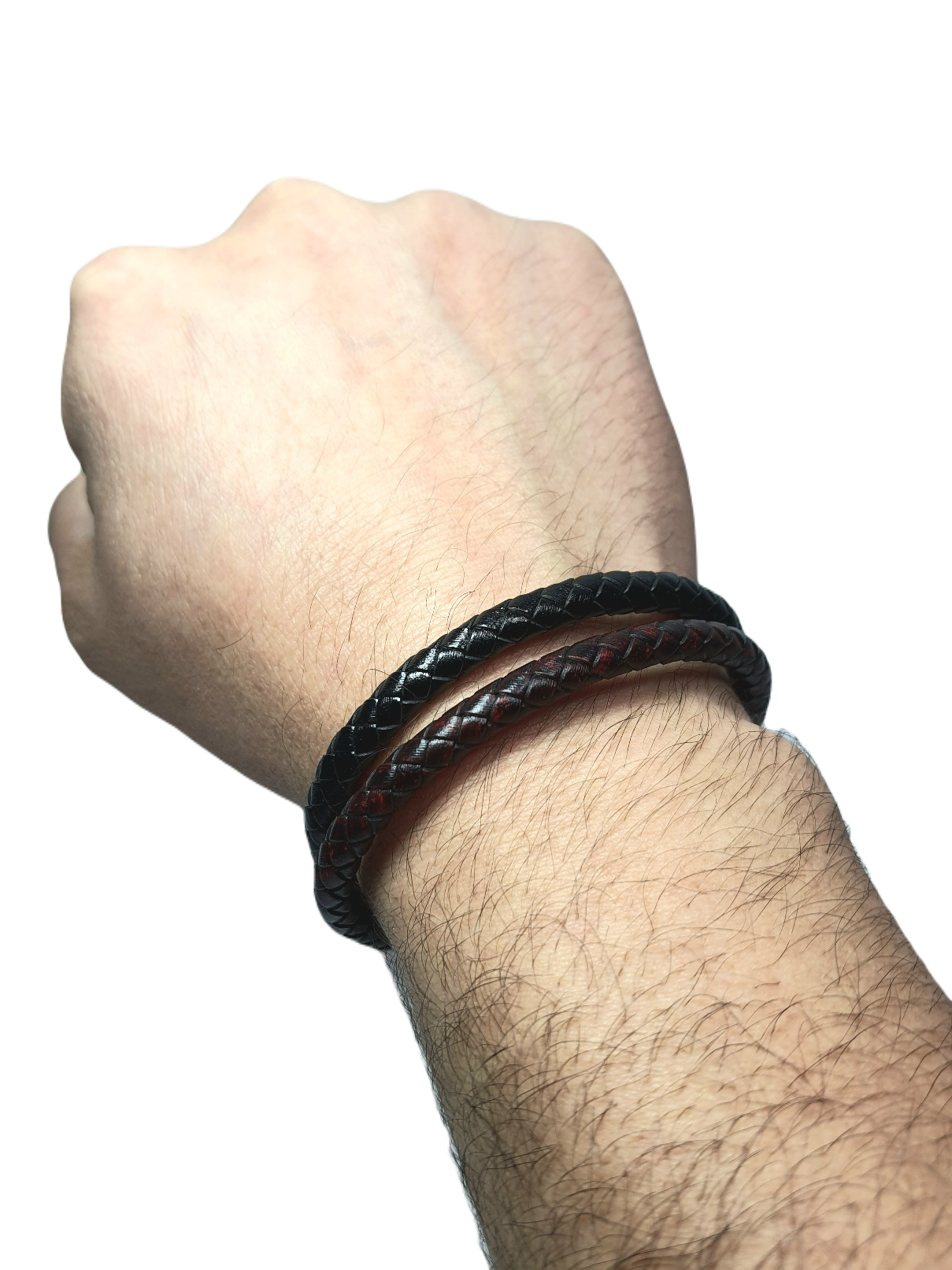 Deri BileklikLFNSS25DCB112350118-THOMAS-STANDARTJANTİ LFN12 mm Hakiki Deri ve Suni Deri Krom kaplama mıknatıs kapama bileklik