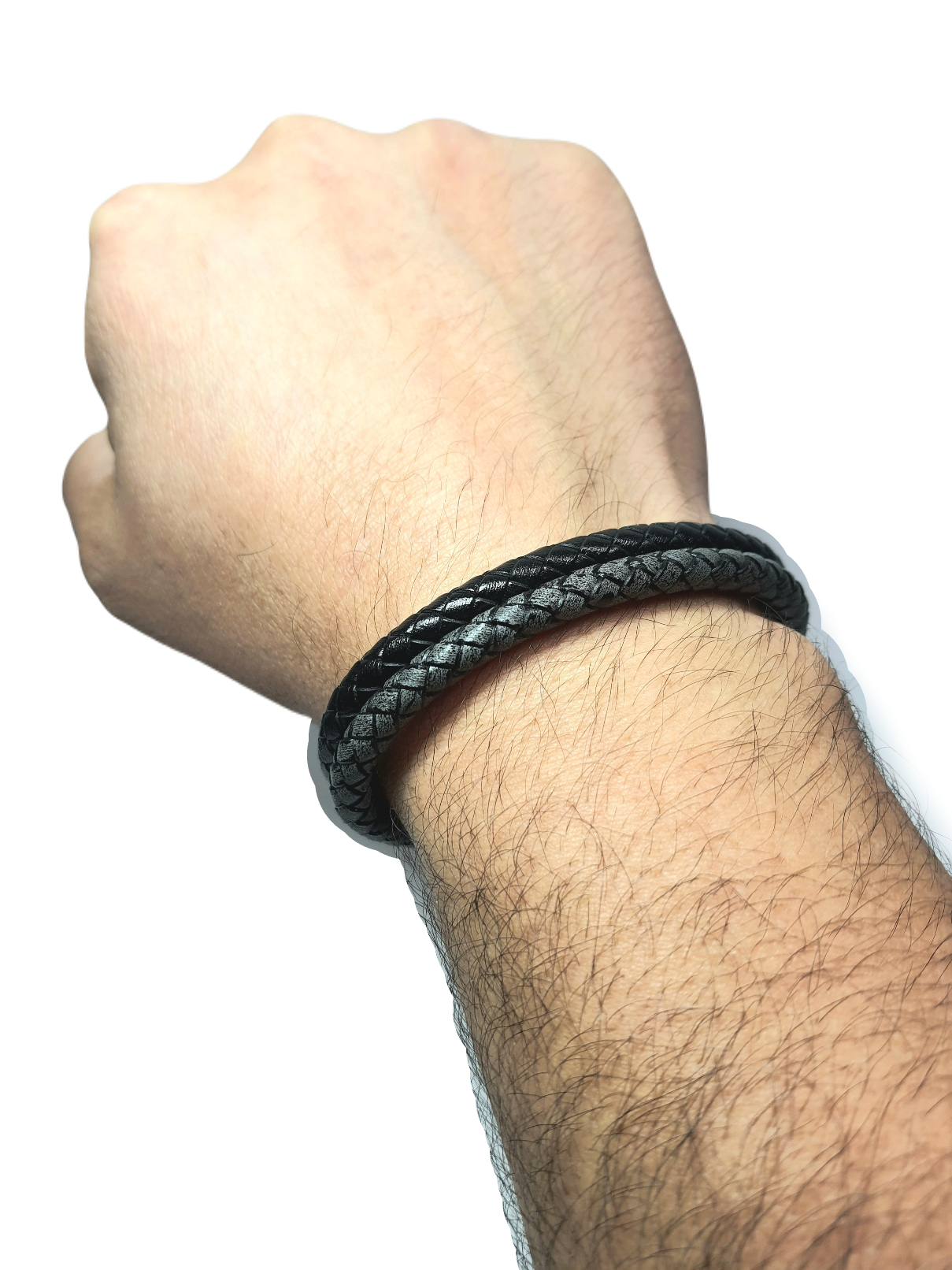 Deri BileklikLFNSS25DCB112350119-THOMAS2-STANDARTJANTİ LFN12 mm Hakiki Deri ve Suni Deri Krom kaplama mıknatıs kapama bileklik