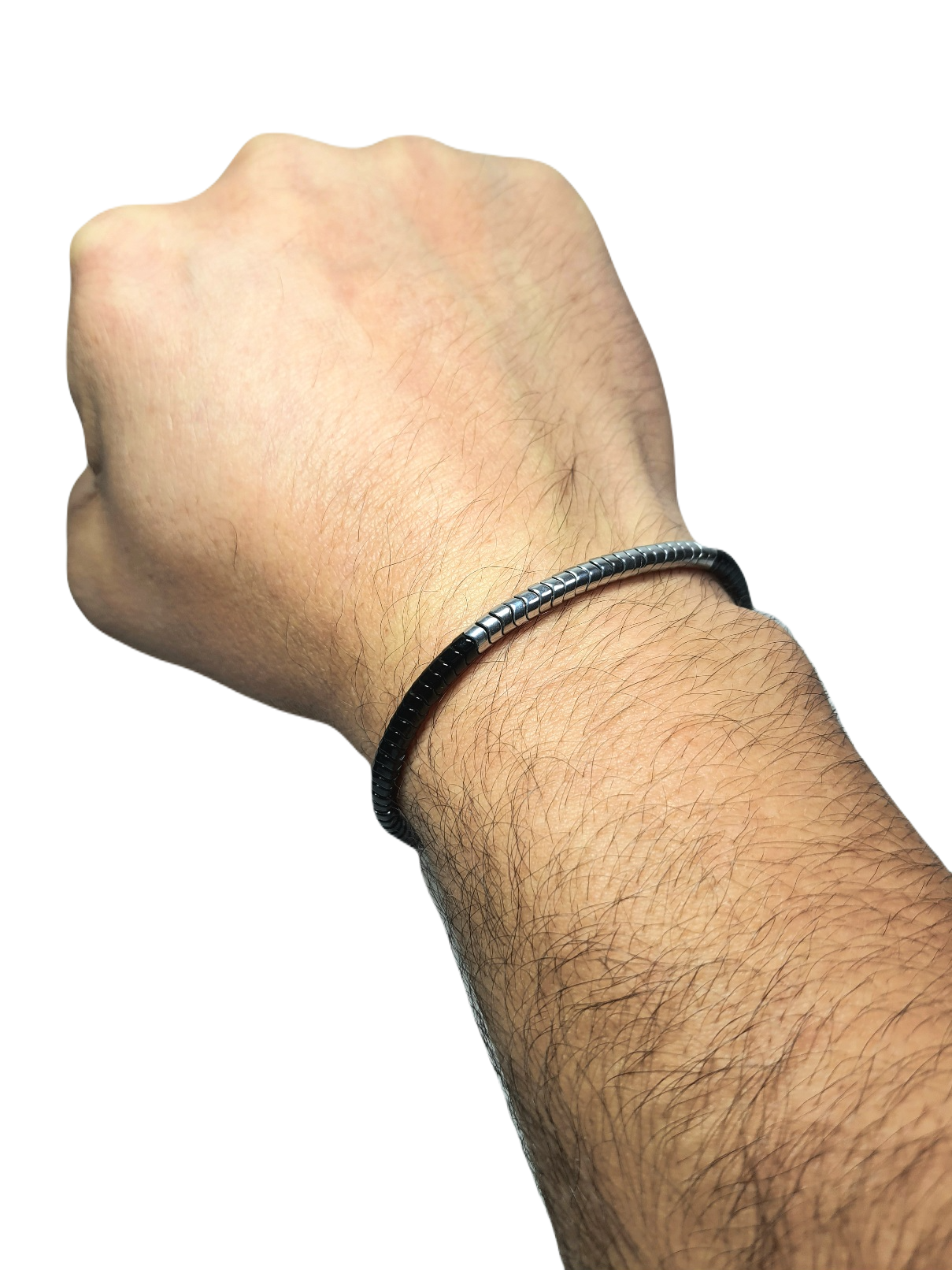 Doğaltaş BileklikLFNSS25DIB112350085-AUSTIN-STANDARTJANTİ LFN4 mm Hematit Doğaltaş ip örme asansör kapama bileklik