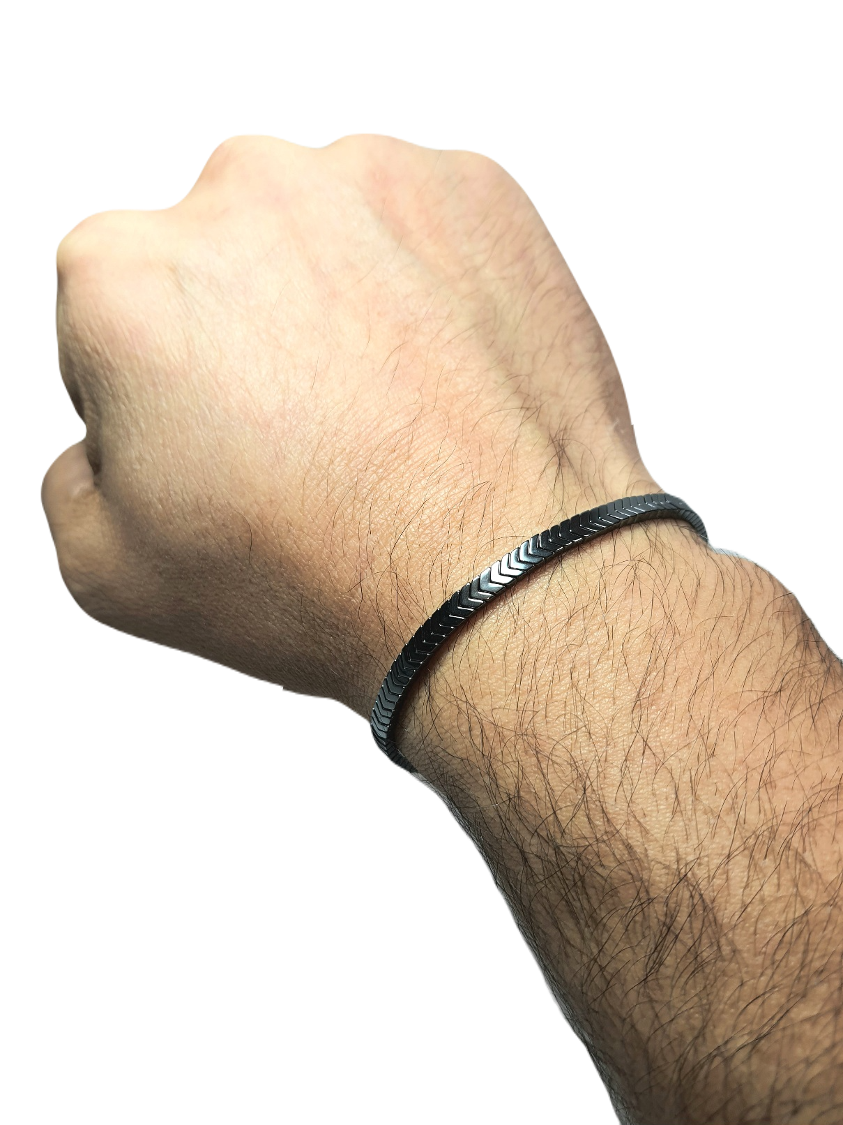 Doğaltaş BileklikLFNSS25DIB112350087-GABRIEL-STANDARTJANTİ LFN6 mm Hematit Doğaltaş ip örme asansör kapama bileklik