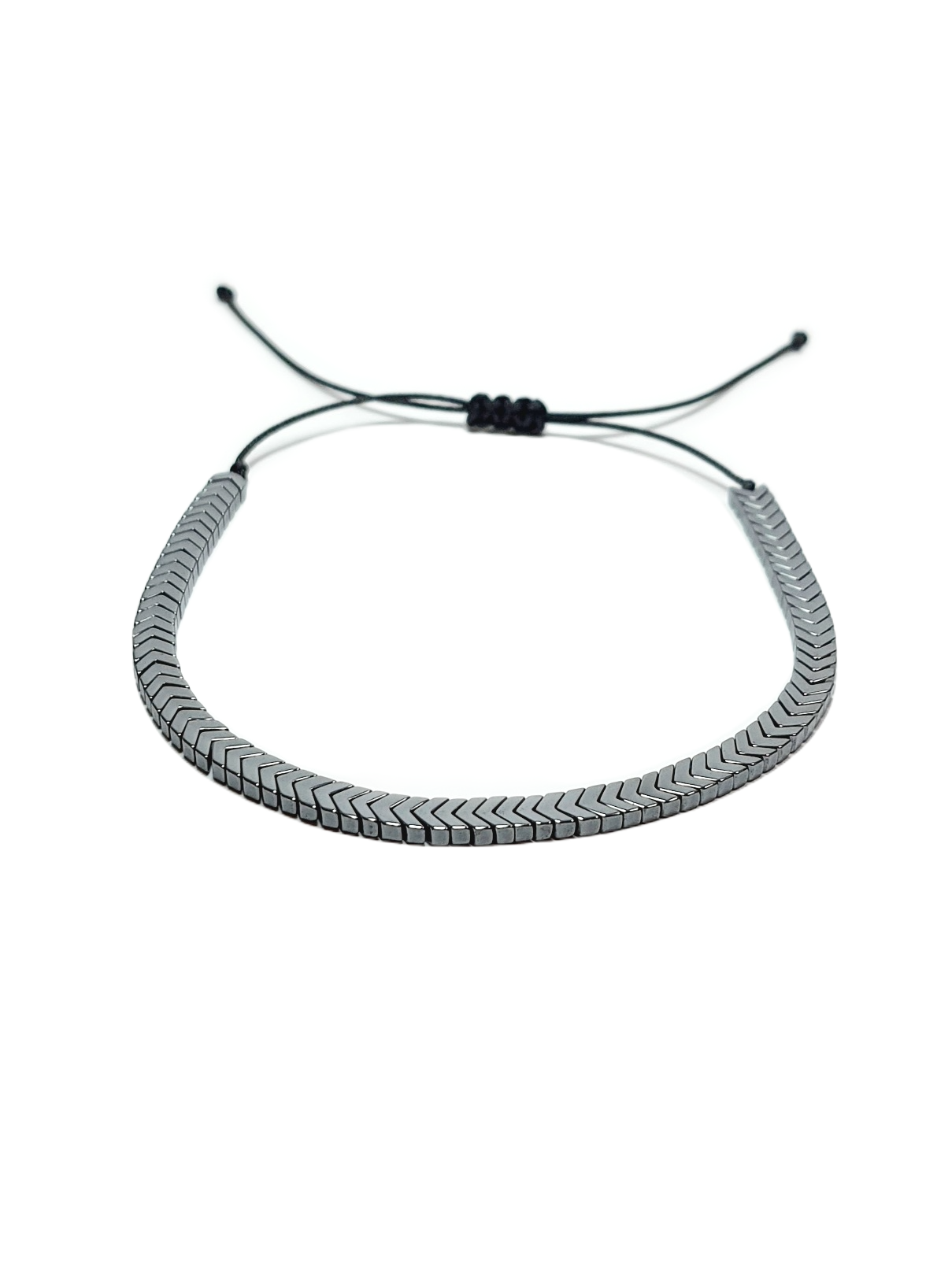 Doğaltaş BileklikLFNSS25DIB112350087-GABRIEL-STANDARTJANTİ LFN6 mm Hematit Doğaltaş ip örme asansör kapama bileklik