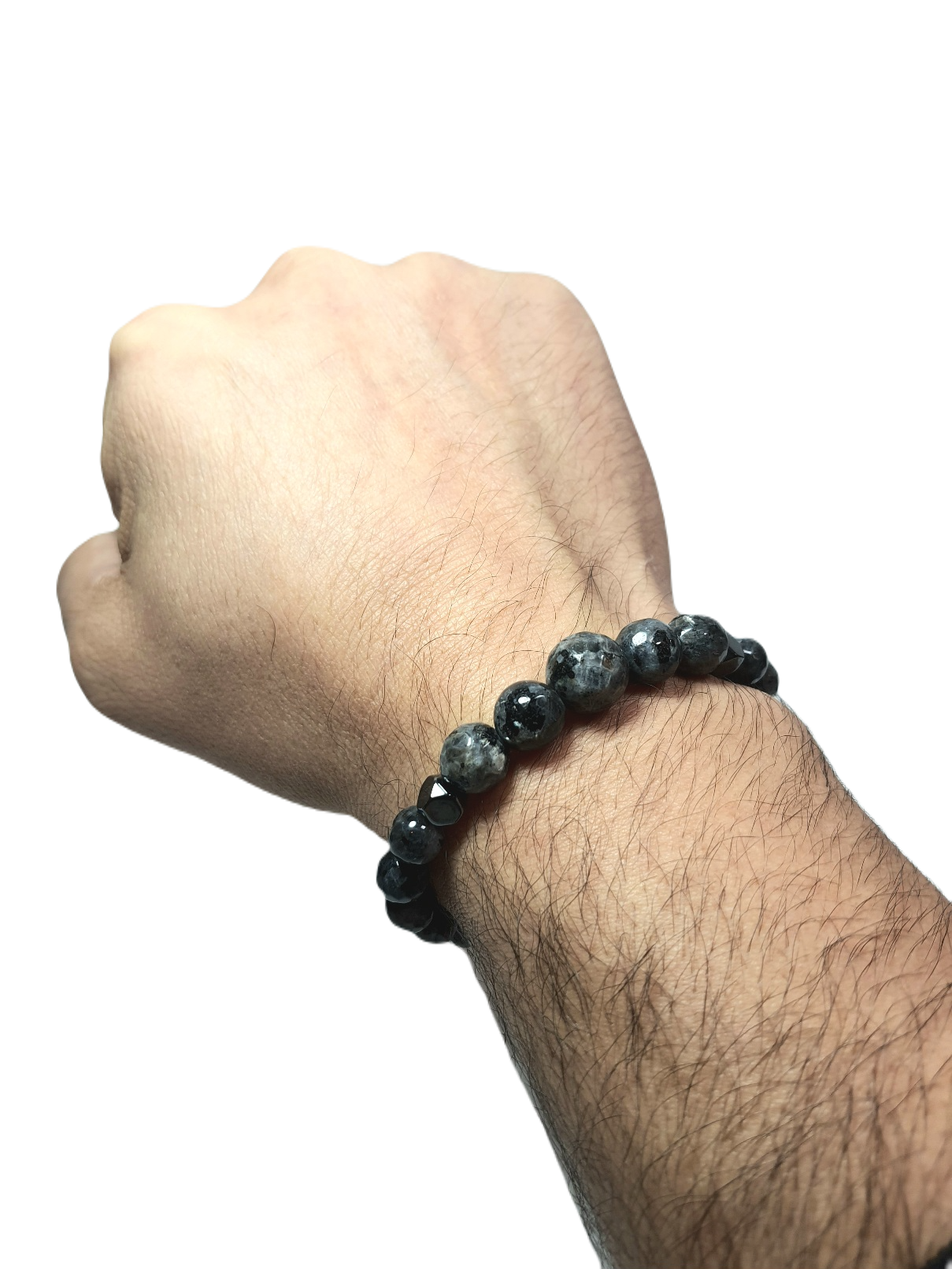 Doğaltaş BileklikLFNSS25DLB112350077-ANDOR-STANDARTJANTİ LFN12 mm, 10 mm, 8 mm ve 6 mm Ceyt Doğaltaş ve Hematit Doğaltaş Bileklik