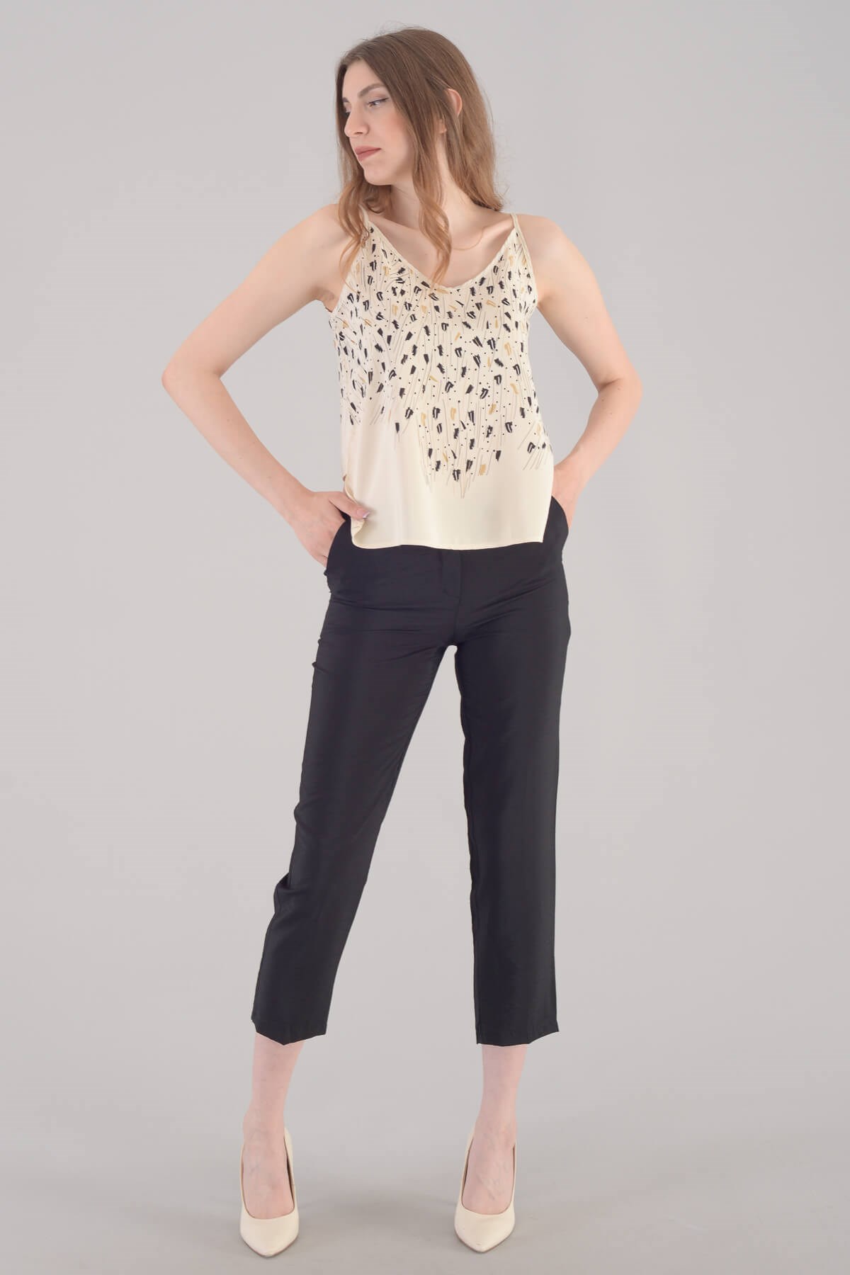 06314 / BLUZ KIRIK BEYAZ