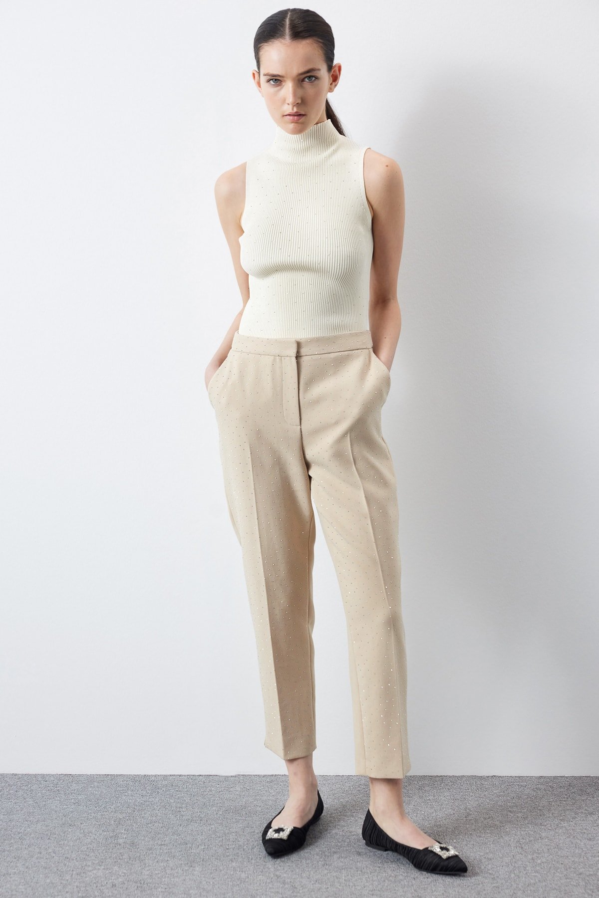 IPEKYOL BEJ 03337 / PANTOLON