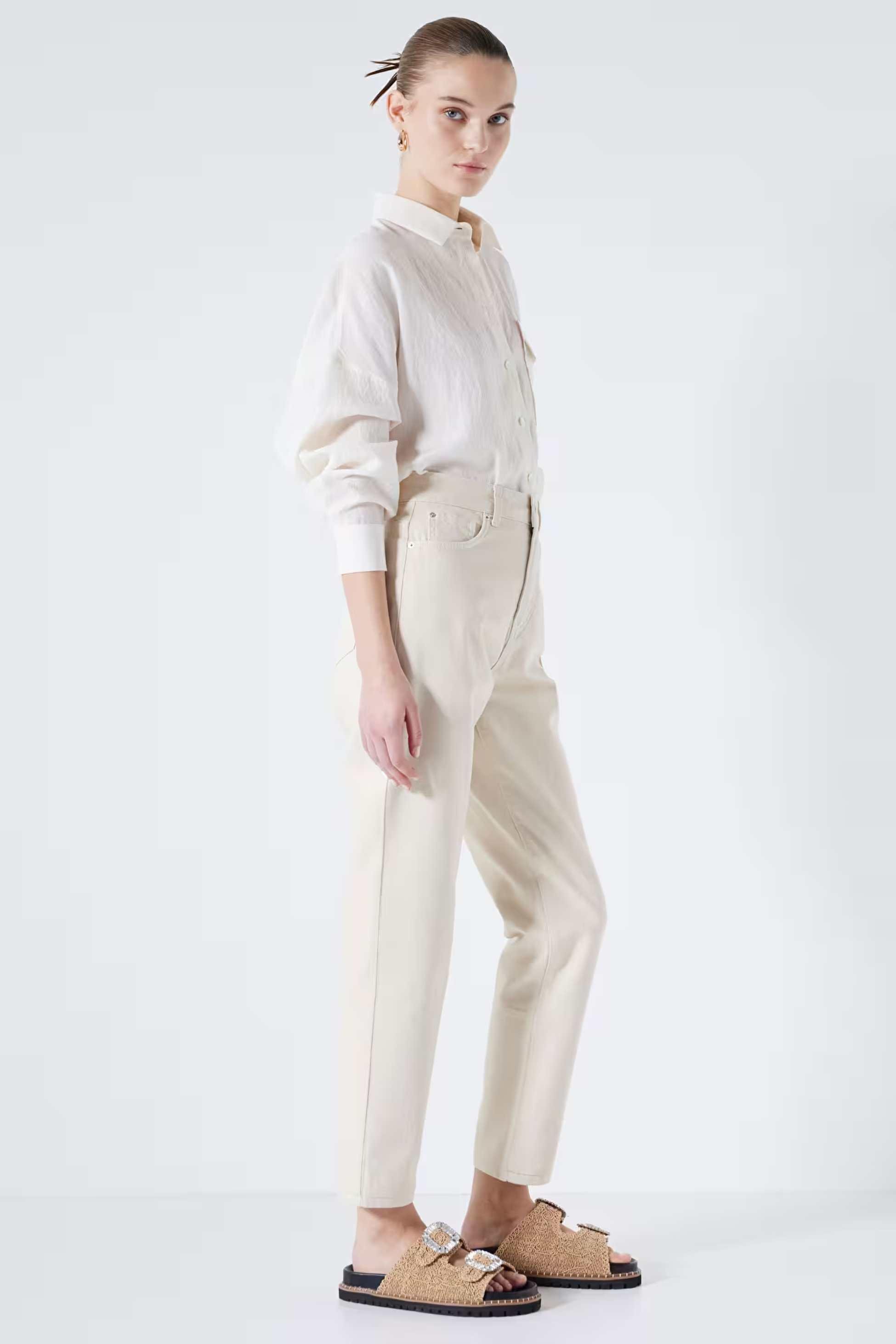 IPEKYOL BEJ 18022 / JEAN PANTOLON