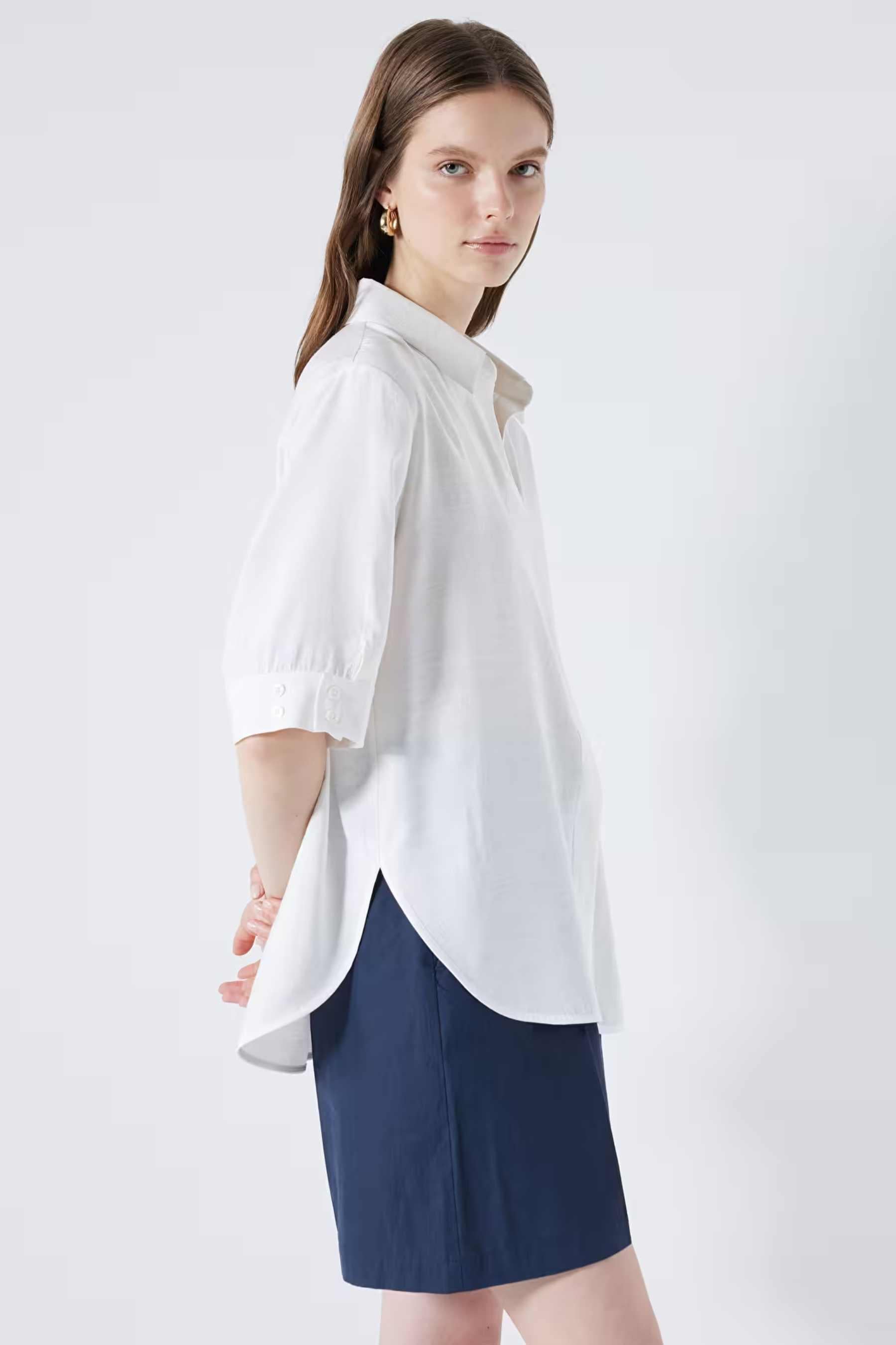 IPEKYOL BEYAZ 06182 / BLUZ