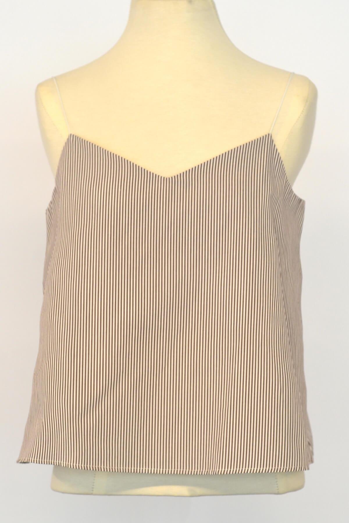 IPEKYOL BORDO 61048 / Midi V Yaka Asılı Bluz