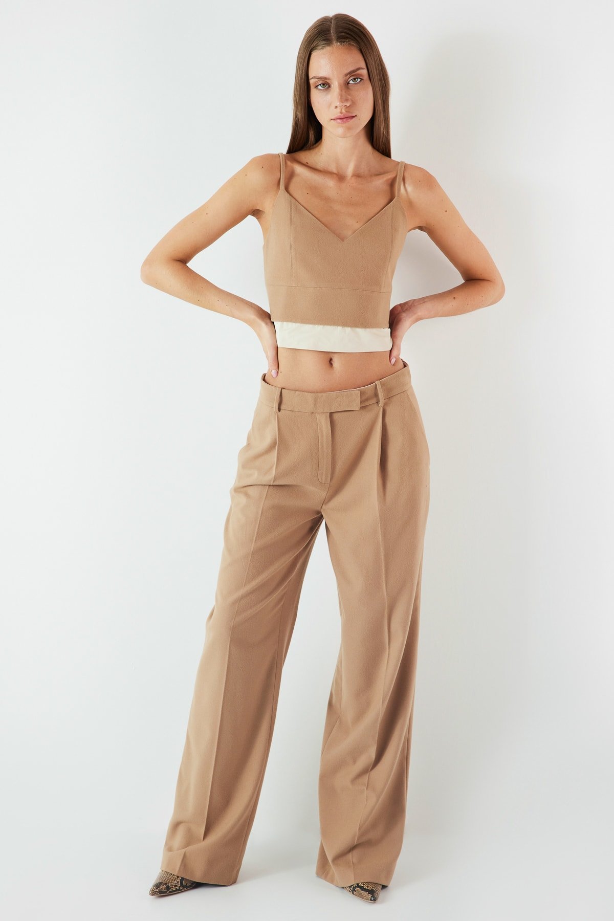 IPEKYOL CAMEL 06111 / BLUZ