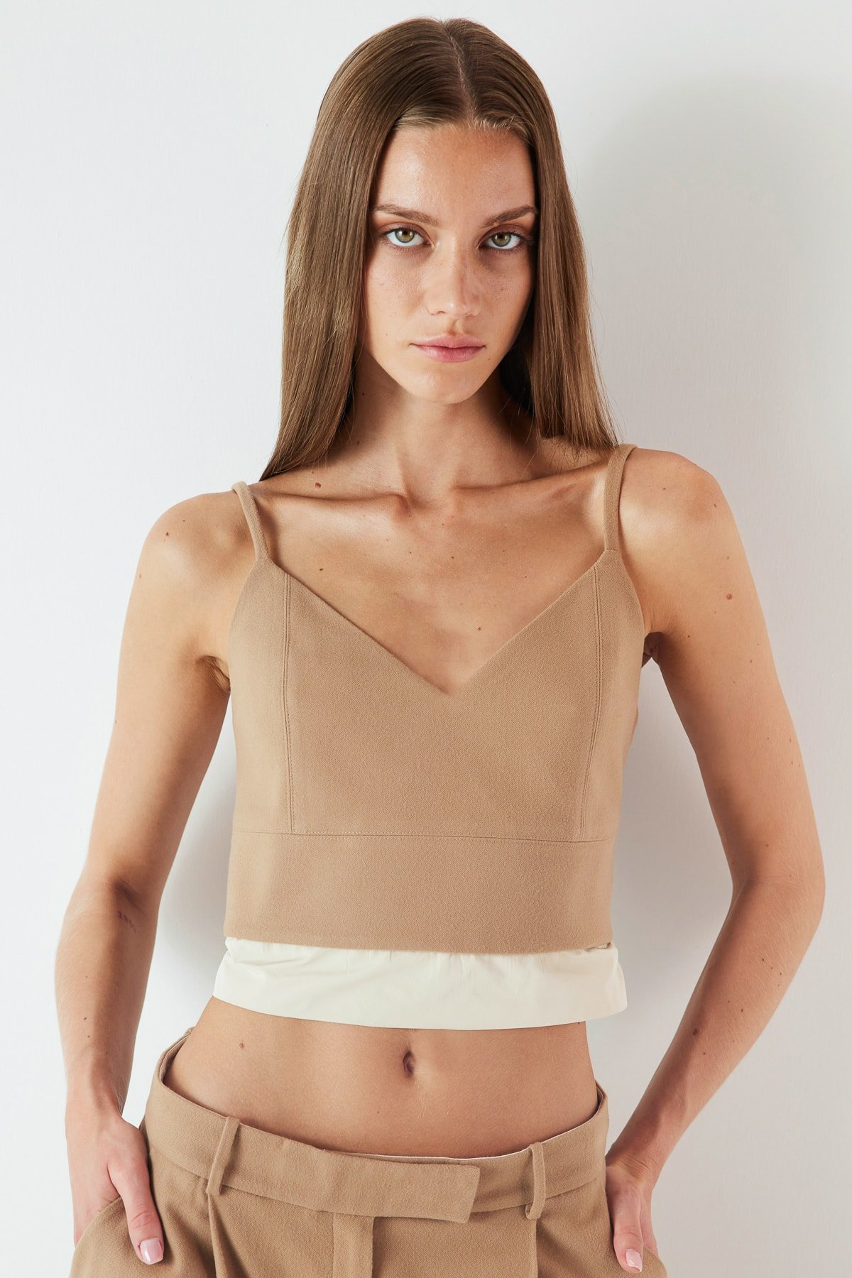 IPEKYOL CAMEL 06111 / BLUZ