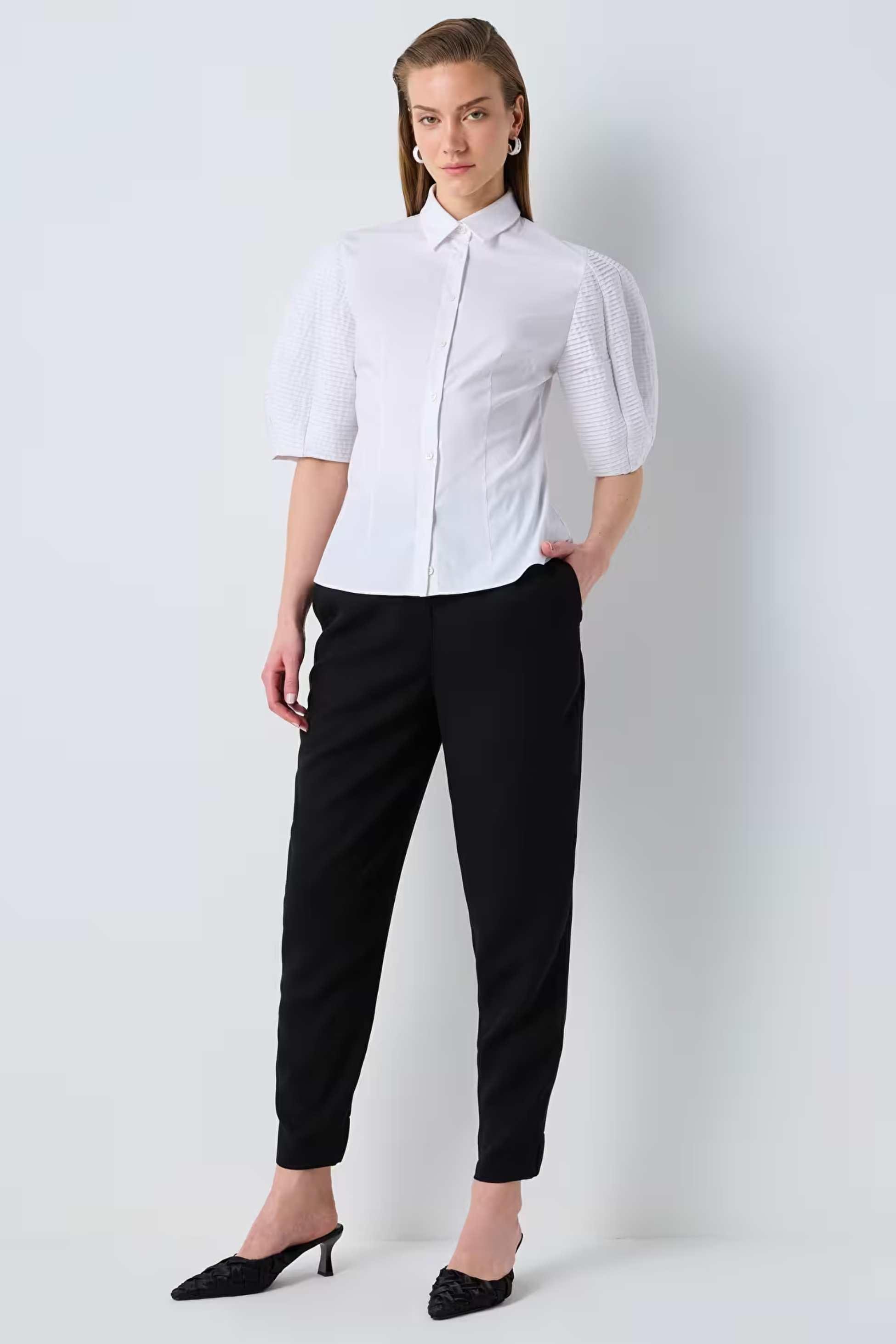 IPEKYOL KIRIK BEYAZ 25177 / GOMLEK