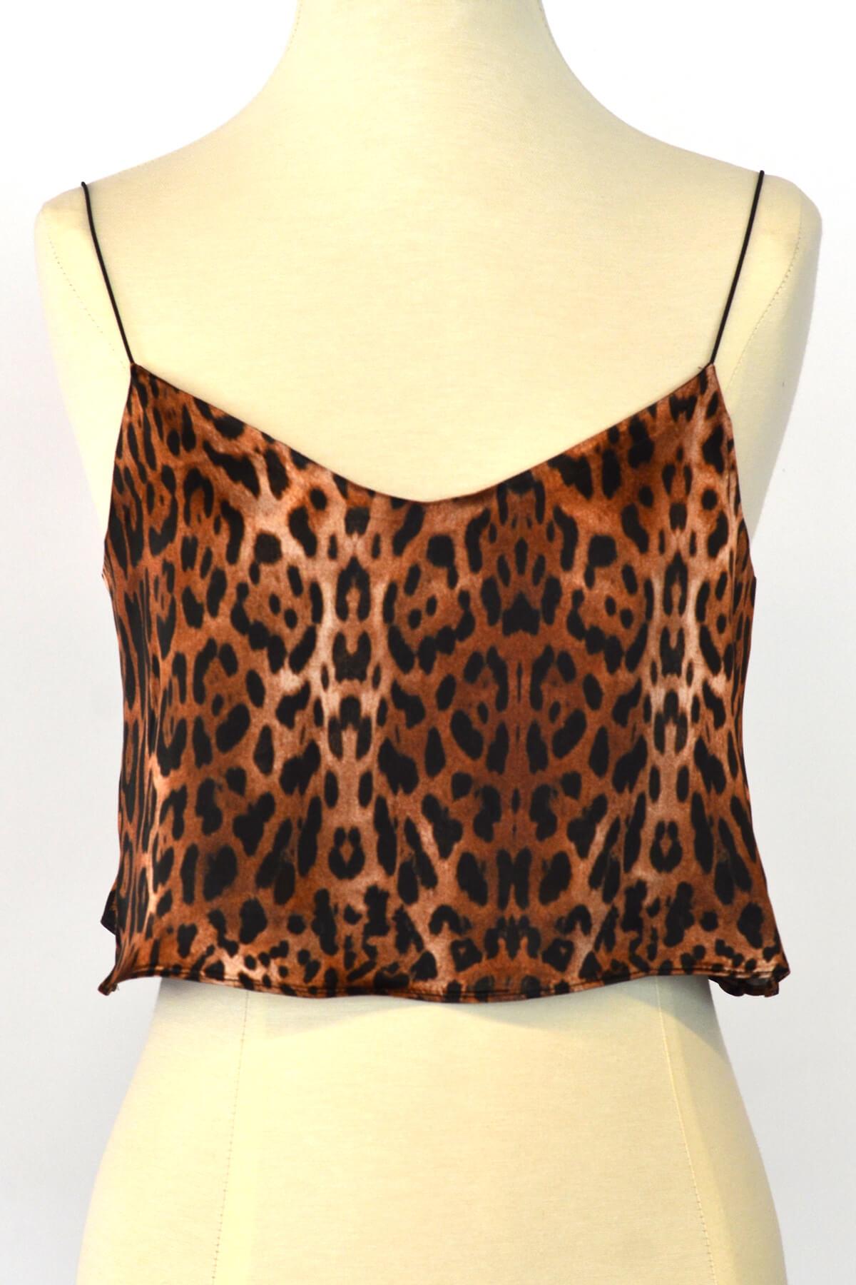 IPEKYOL LEOPAR 61046 / V Yaka Askılı Bluz