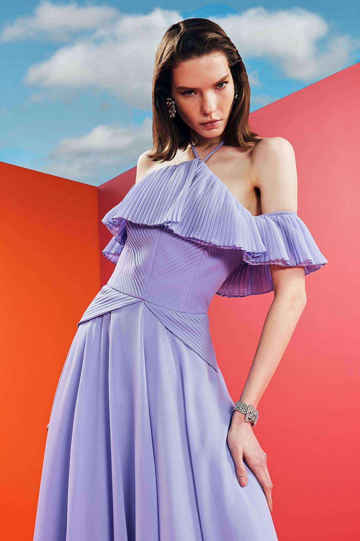 IPEKYOL LILA 02530 / ELBISE