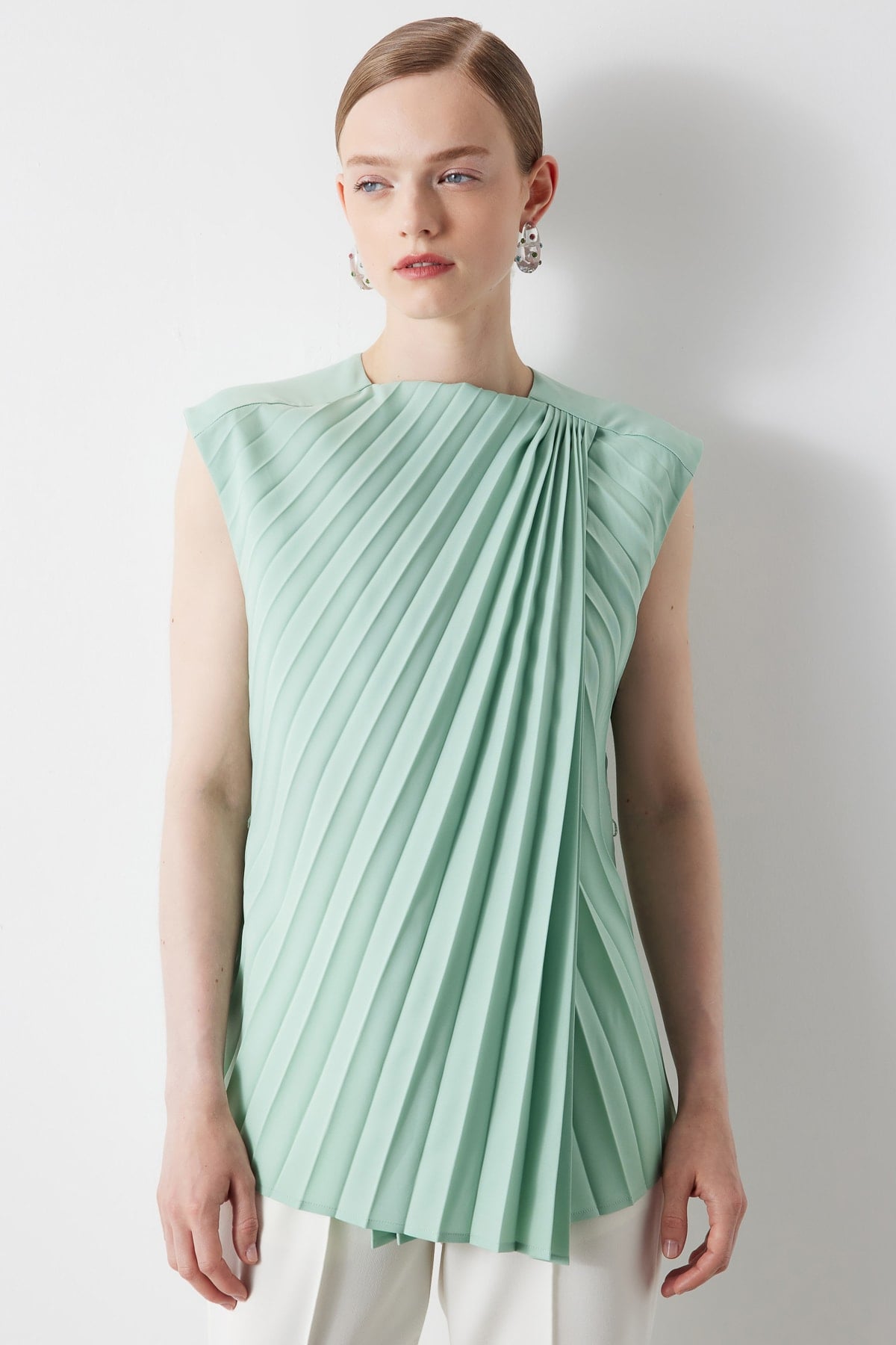 IPEKYOL MINT YESIL 06055 / BLUZ