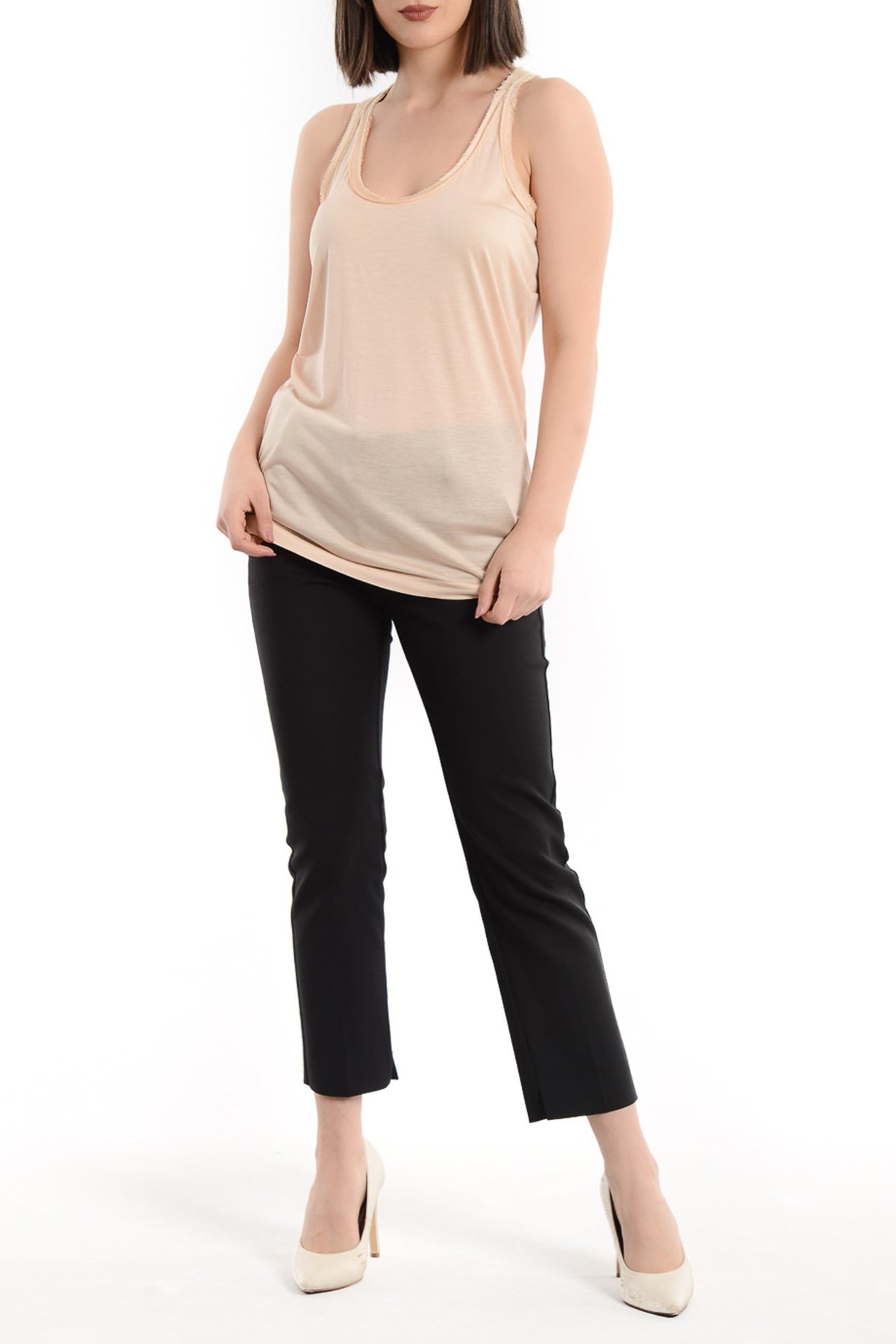 İPEKYOL Pudra Askılı Penye Atlet