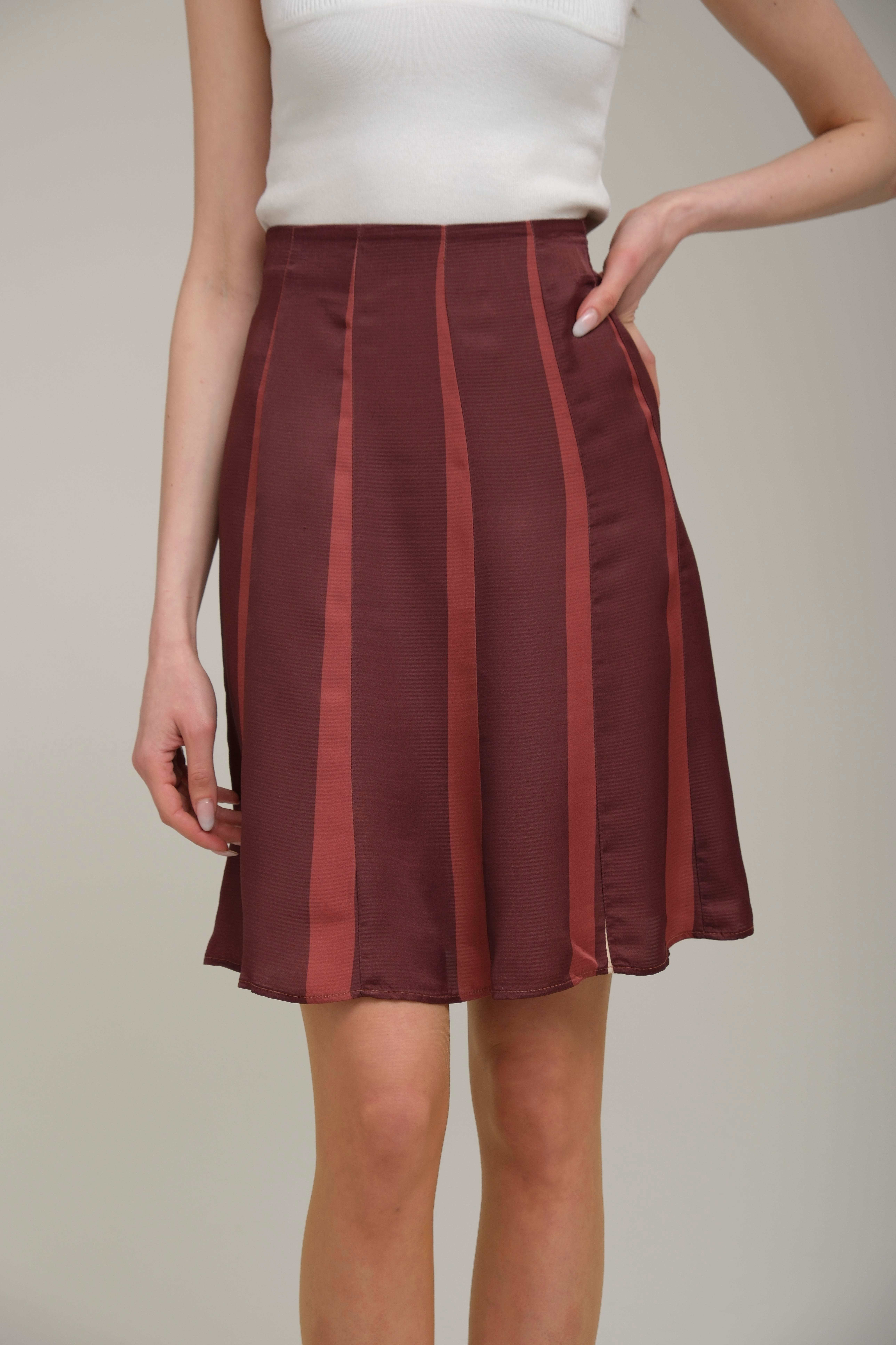 IPEKYOL Renk Geçişli Kahve Etek