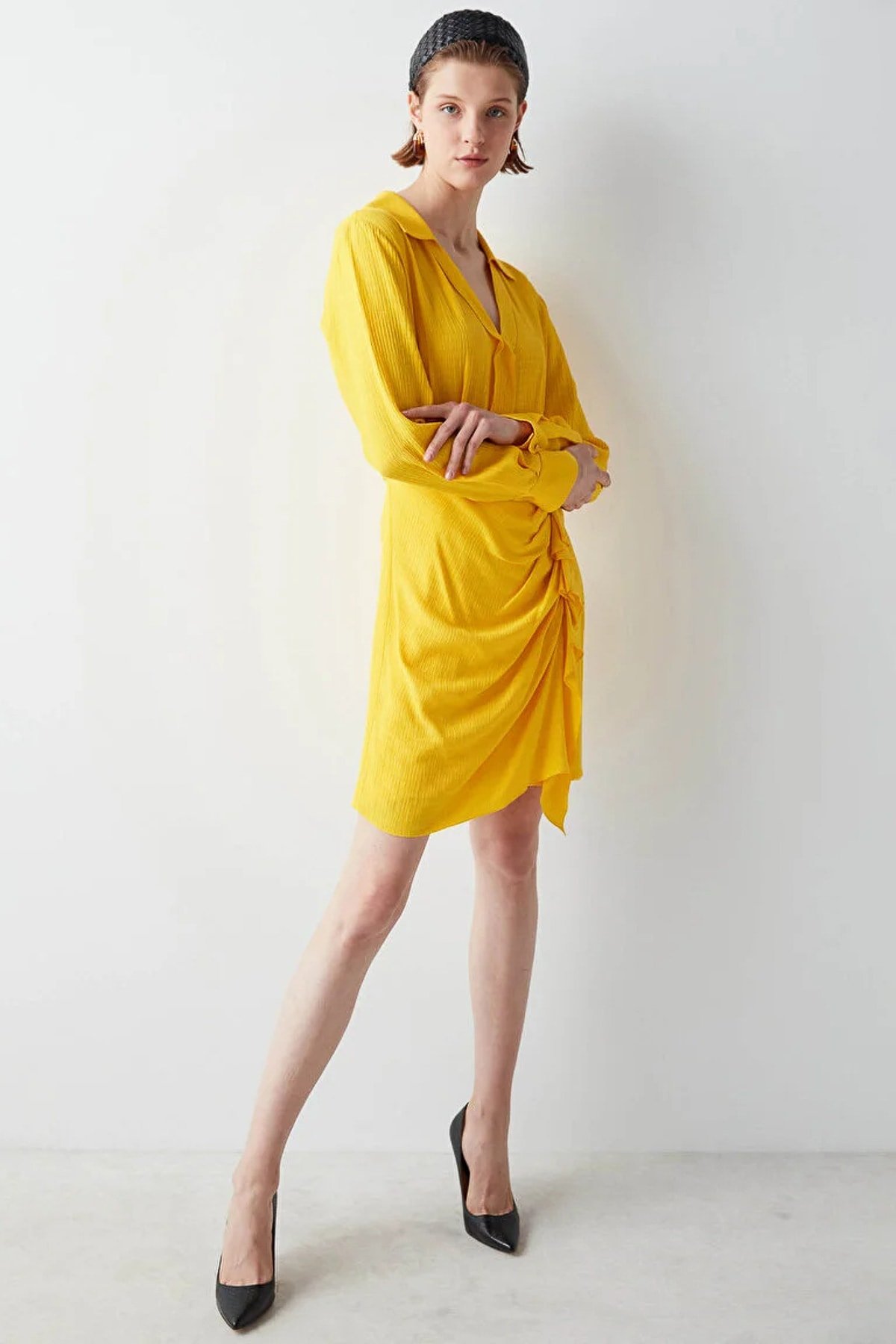 IPEKYOL SARI 02151 / ELBISE