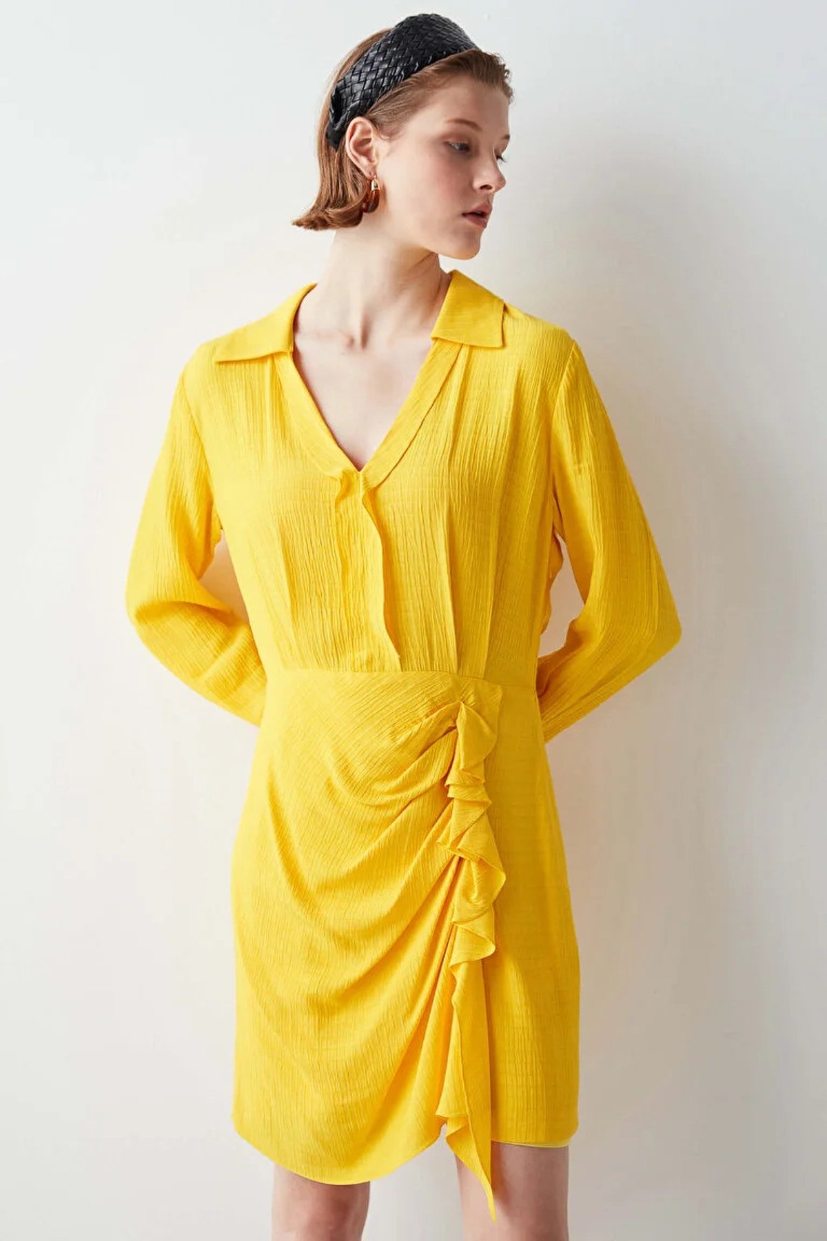 IPEKYOL SARI 02151 / ELBISE