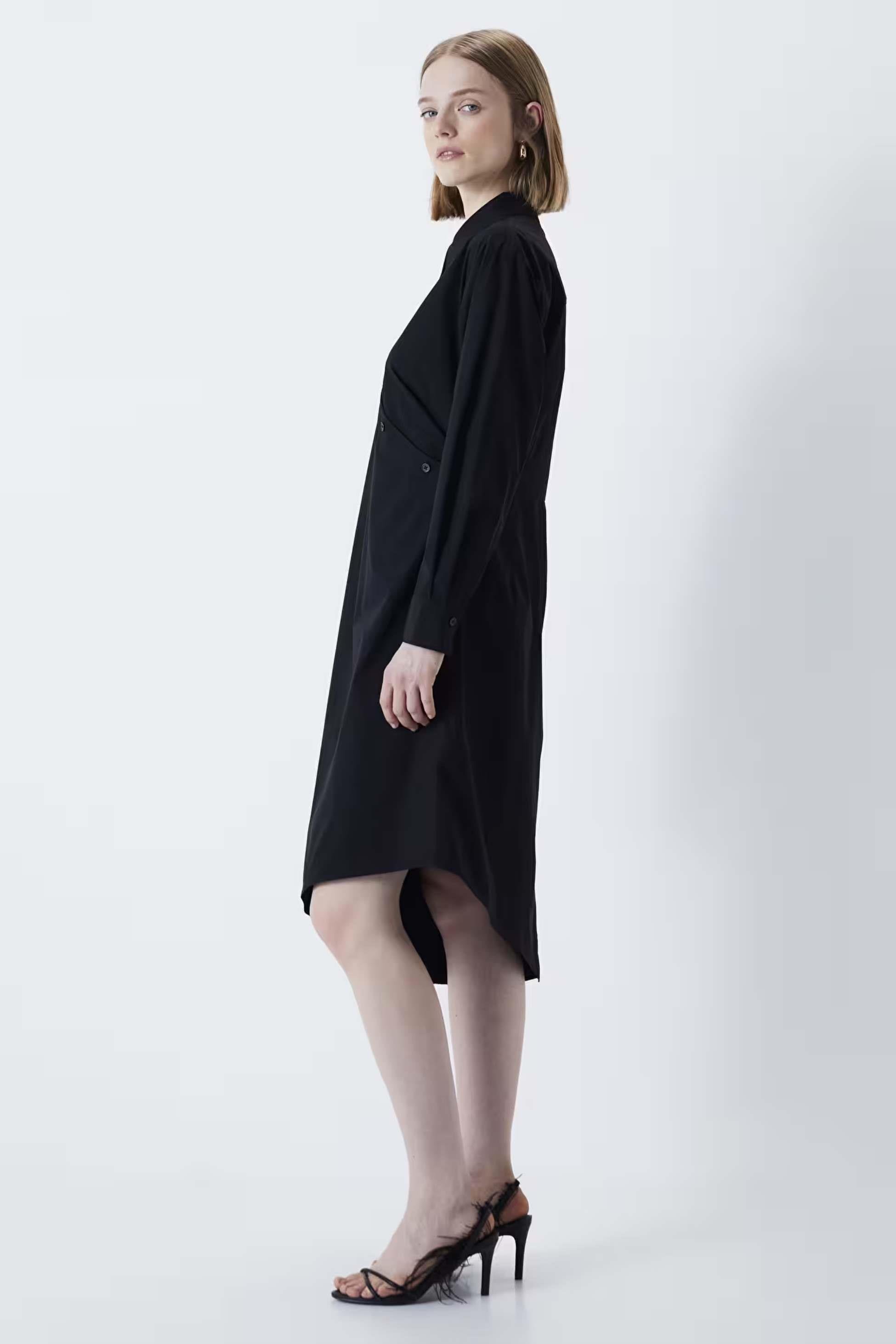 IPEKYOL SIYAH 02208 / ELBISE