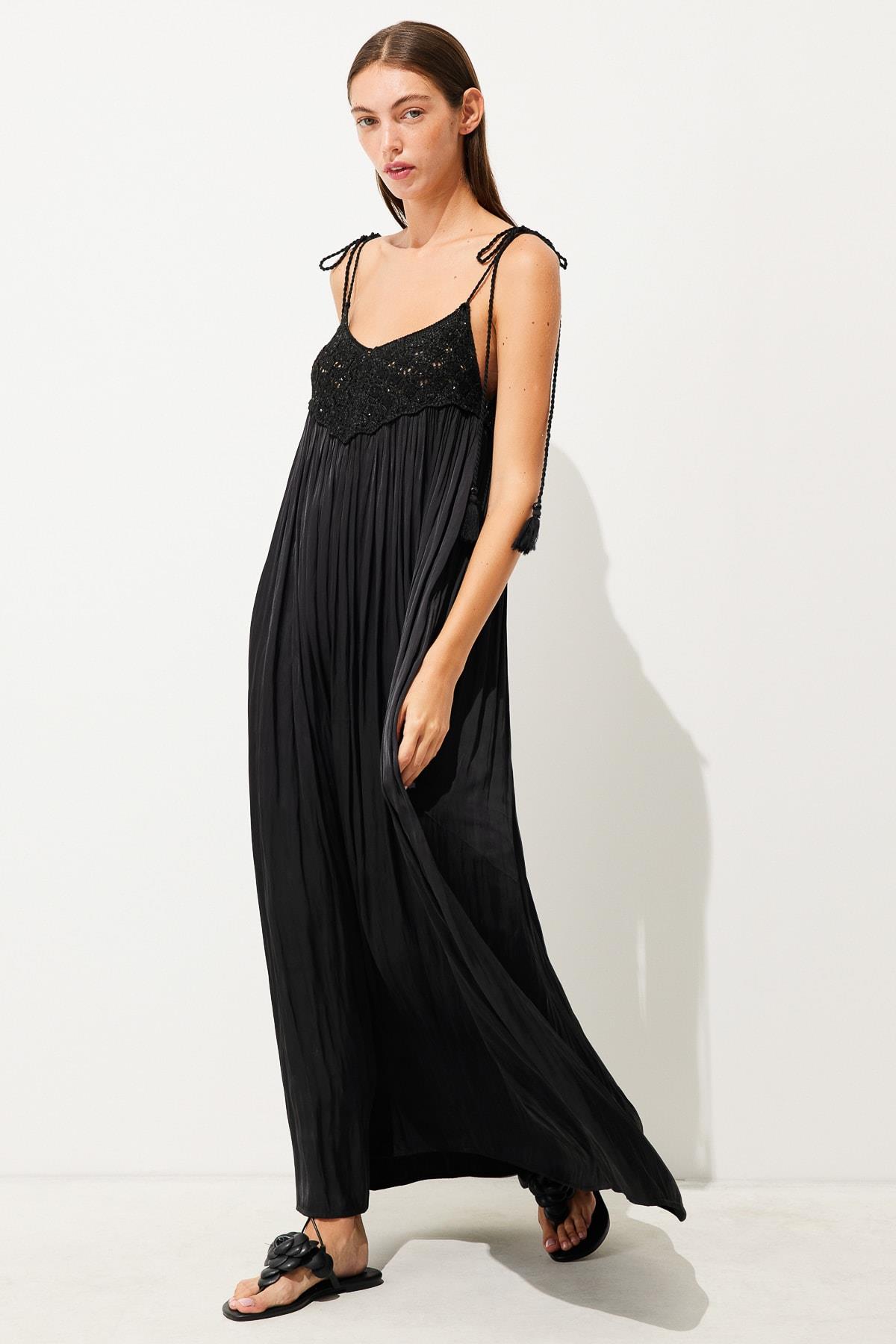 IPEKYOL SIYAH 02464 / ELBISE