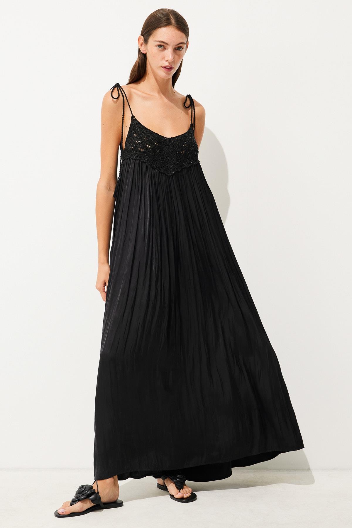 IPEKYOL SIYAH 02464 / ELBISE