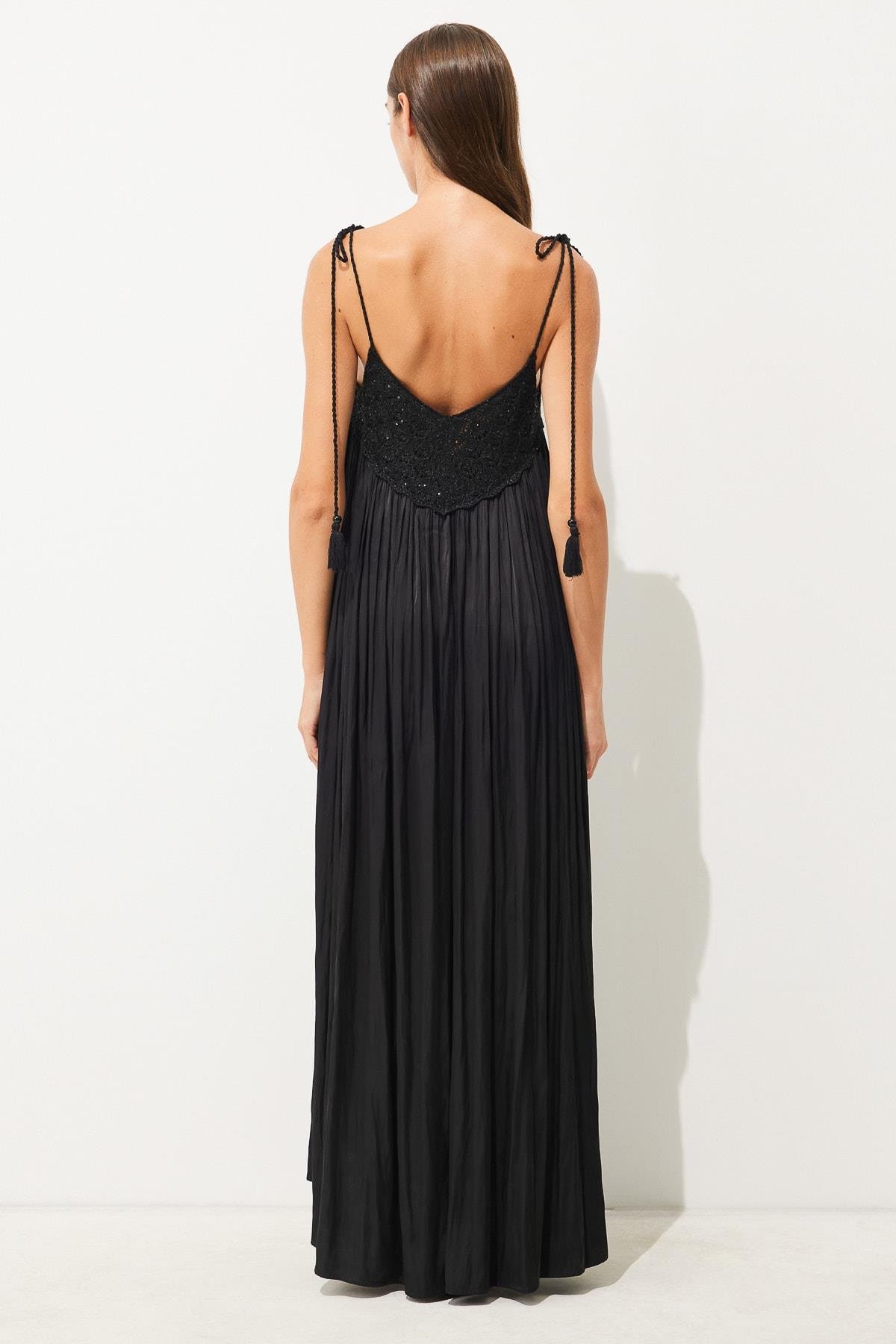 IPEKYOL SIYAH 02464 / ELBISE