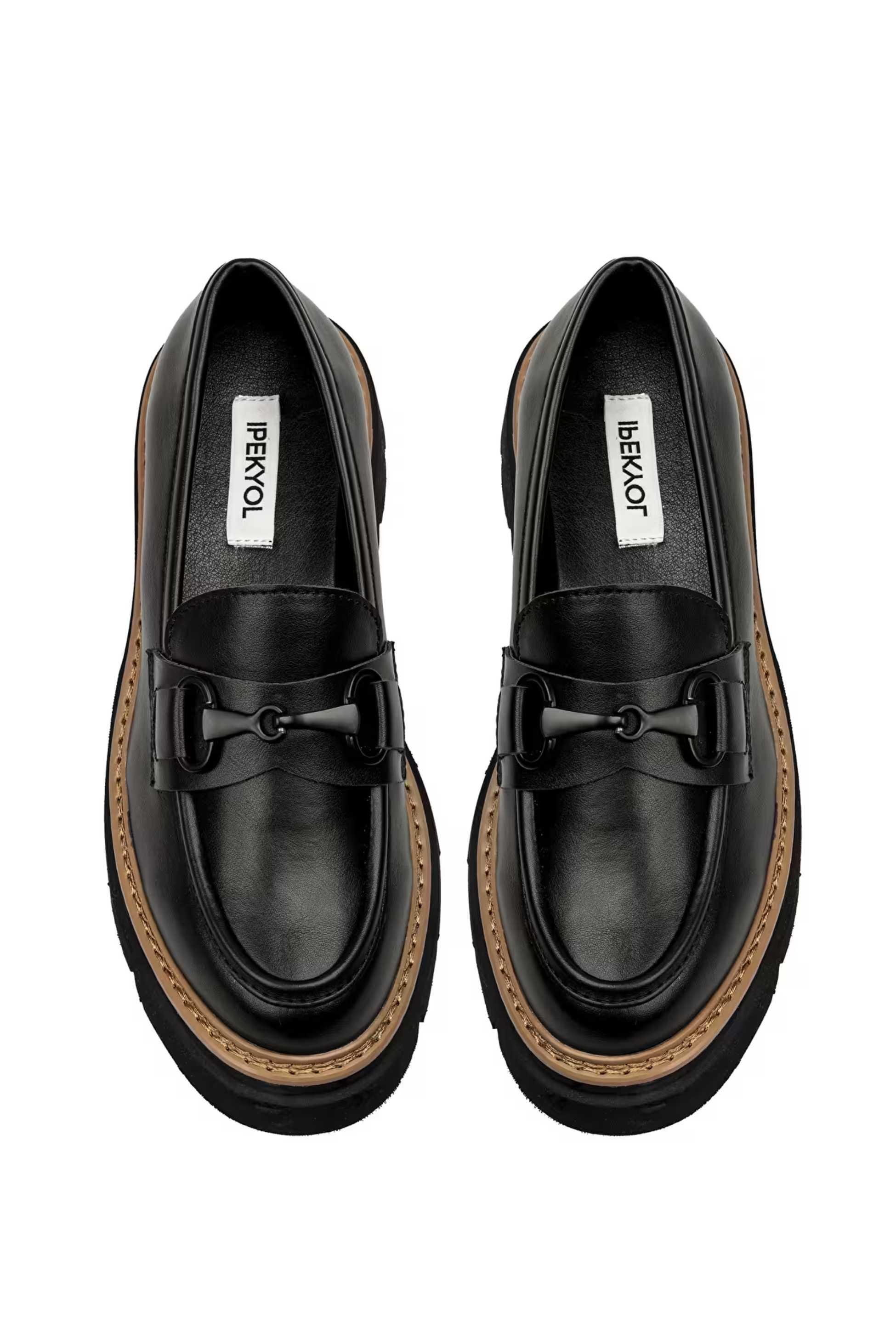 IPEKYOL SIYAH 30002 / DUZ AYAKKABI