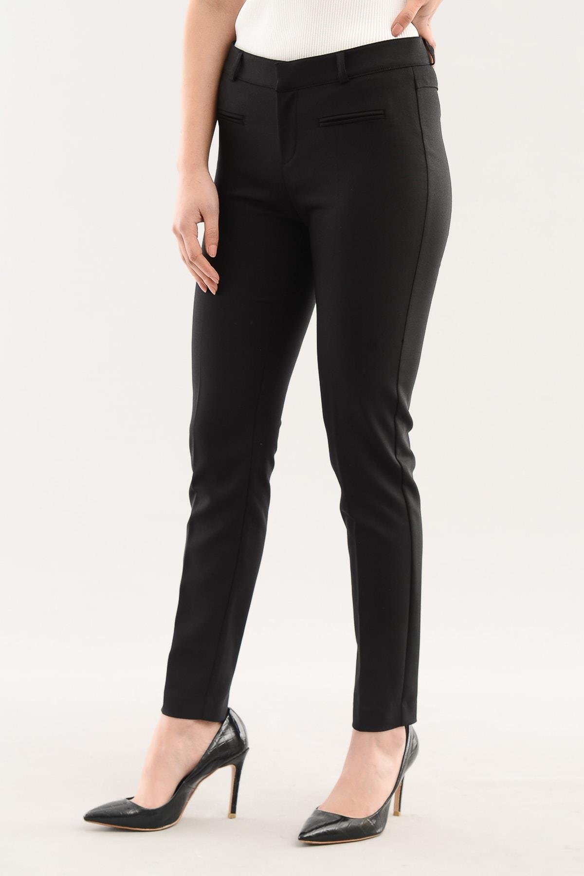 İPEKYOL Siyah Skinny Fit Pantolon