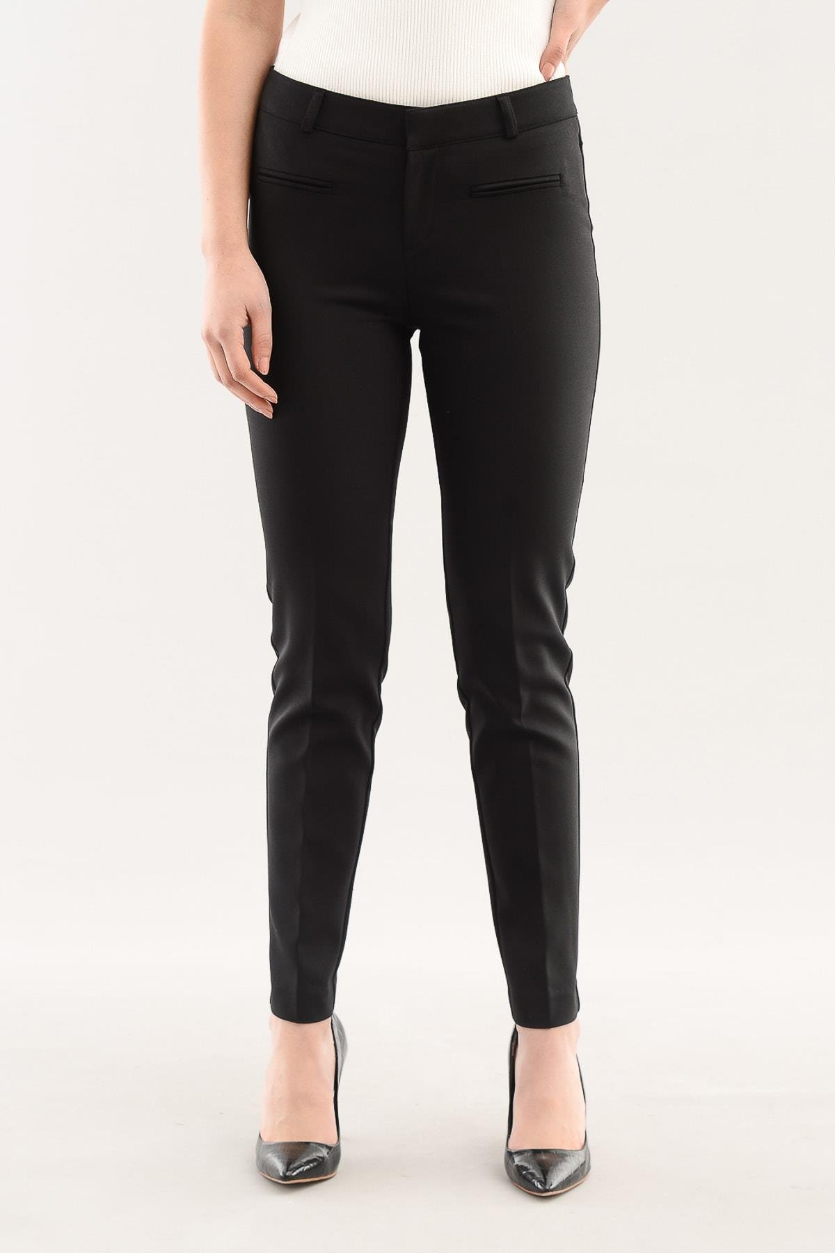 İPEKYOL Siyah Skinny Fit Pantolon