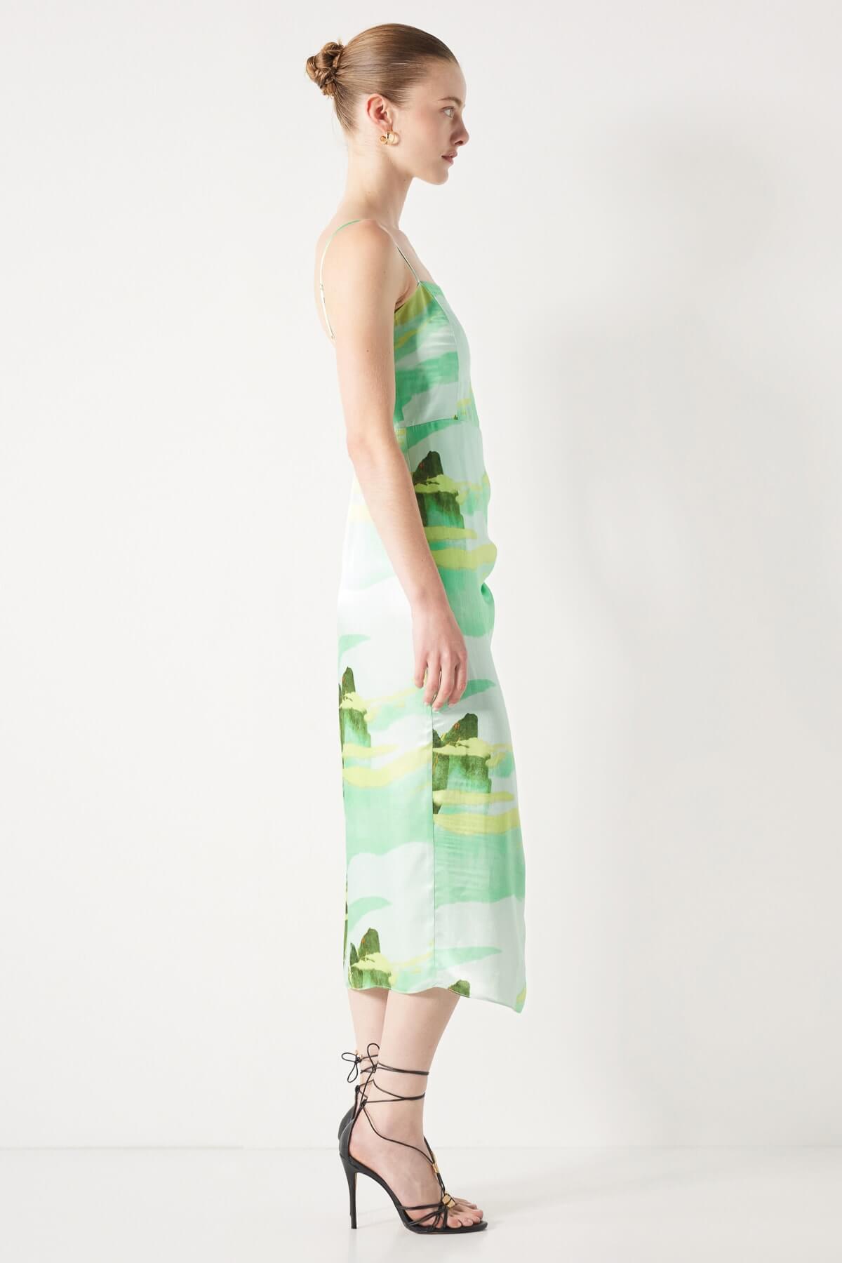 IPEKYOL YESIL 02426 / ELBISE