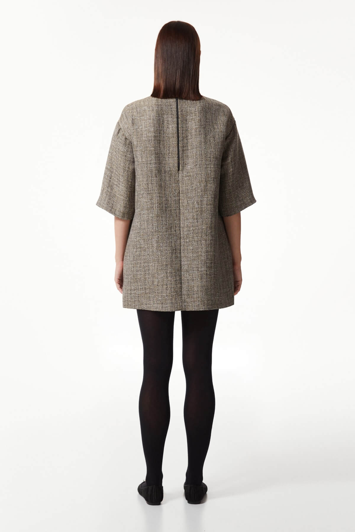 MACHKA Antrasit Tüvit Elbise