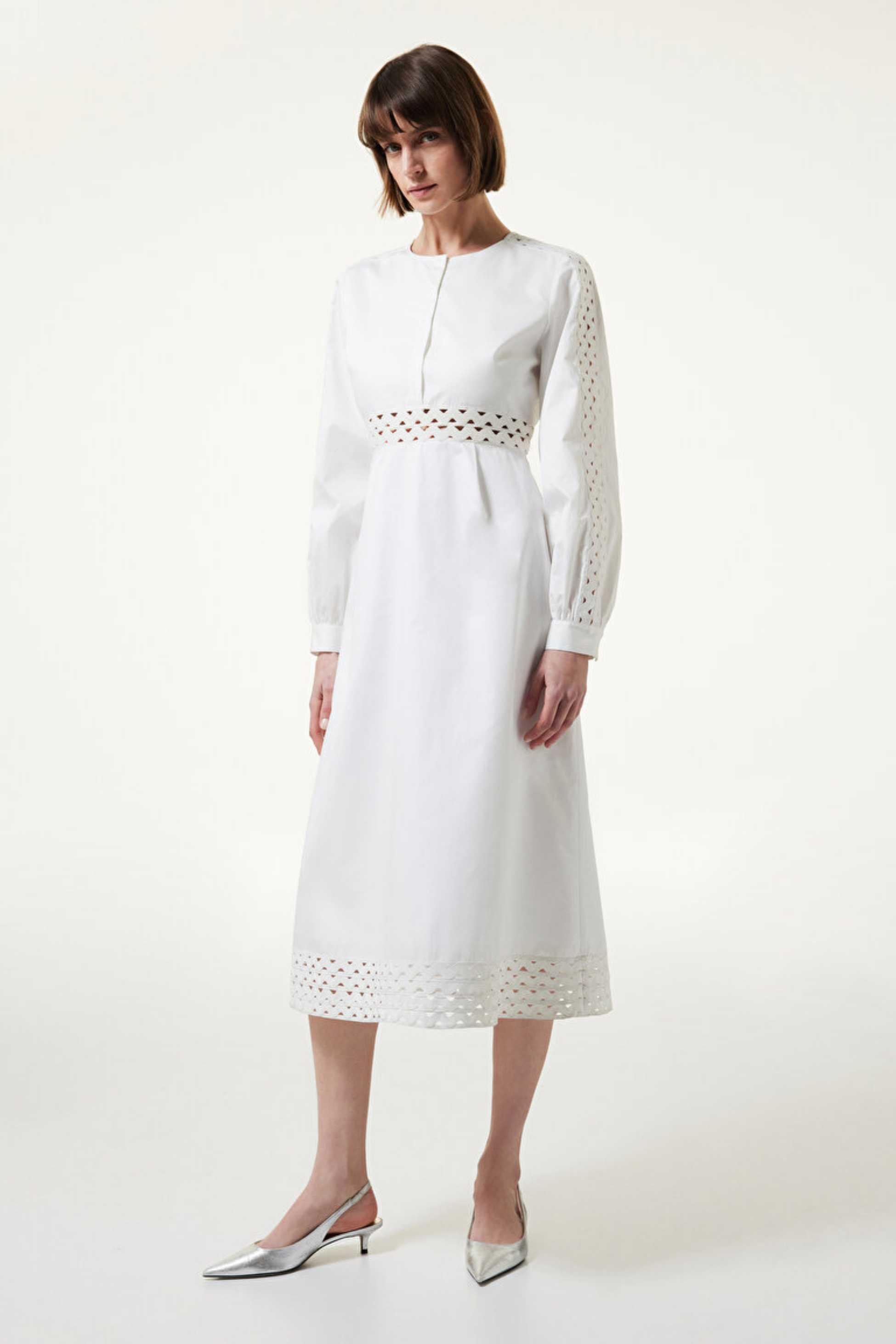 MACHKA BEYAZ 02163 / ELBISE