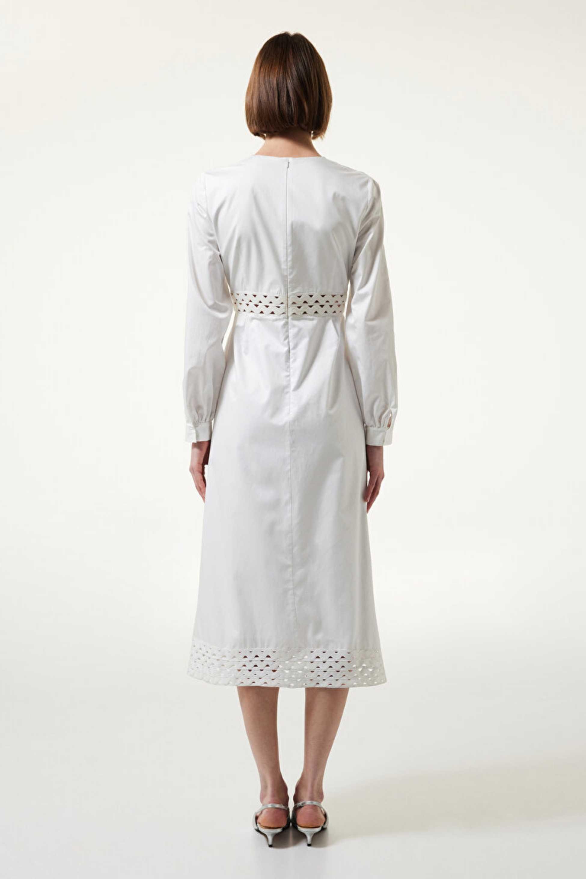 MACHKA BEYAZ 02163 / ELBISE