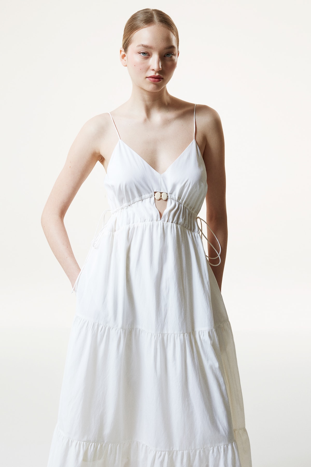 MACHKA BEYAZ 02380 / ELBISE