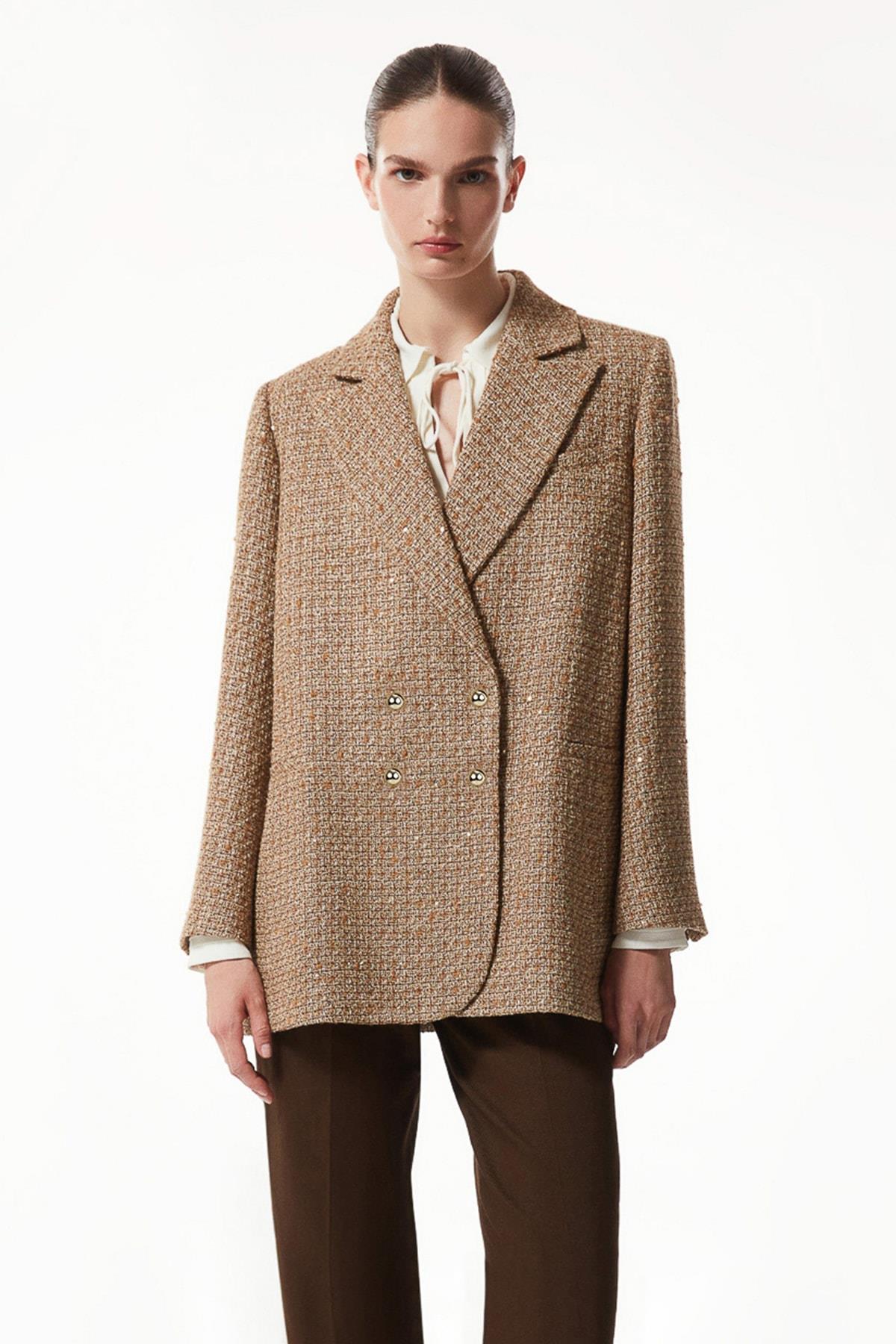 MACHKA Camel Tüvit Ceket